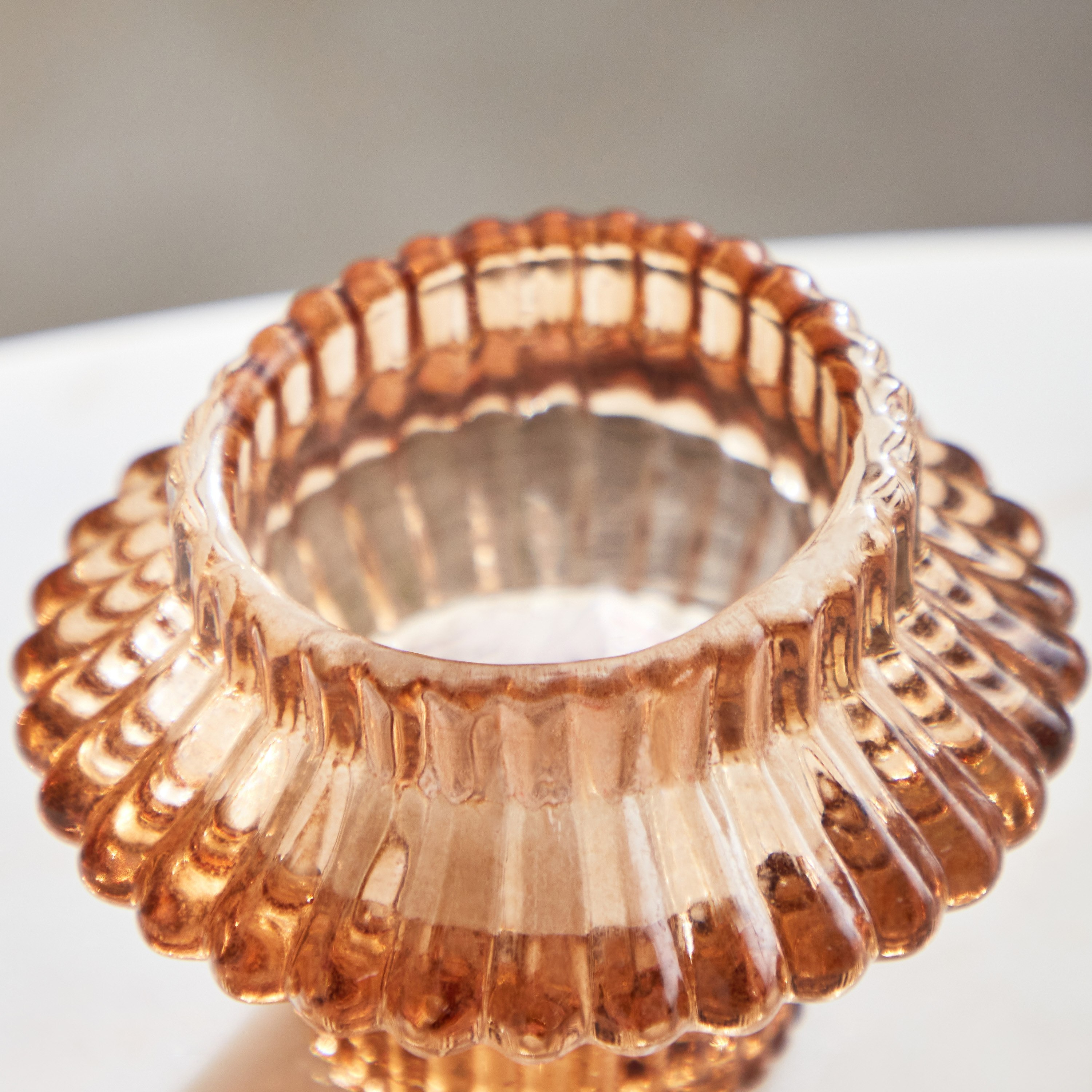 حامل شموع صغيرة زجاج مزدوج من بلينكو - 6.8x6.8x5.7 سم-hbxlivingroom-decorandaccessories-candleholders-image-3