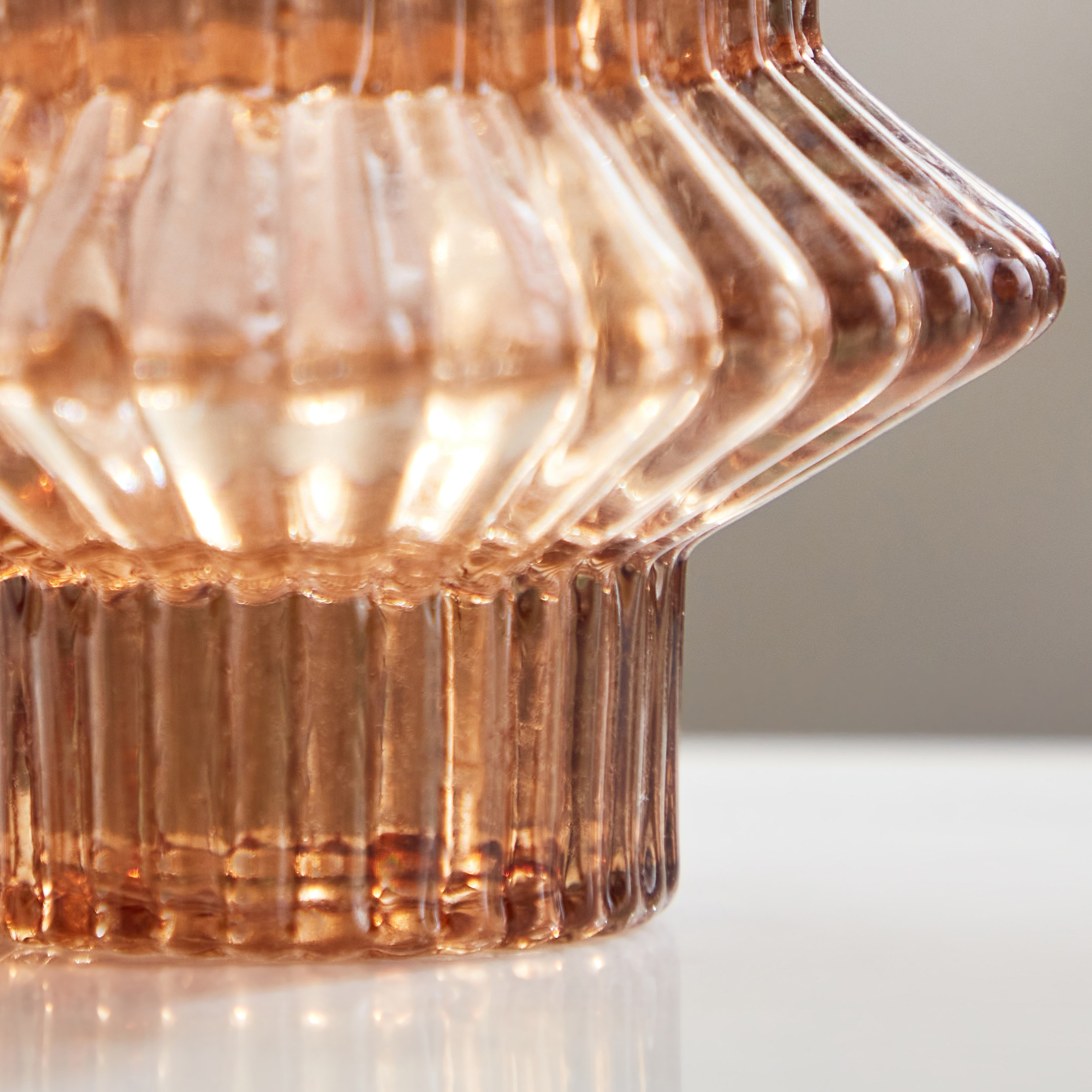 حامل شموع صغيرة زجاج مزدوج من بلينكو - 6.8x6.8x5.7 سم-hbxlivingroom-decorandaccessories-candleholders-image-4