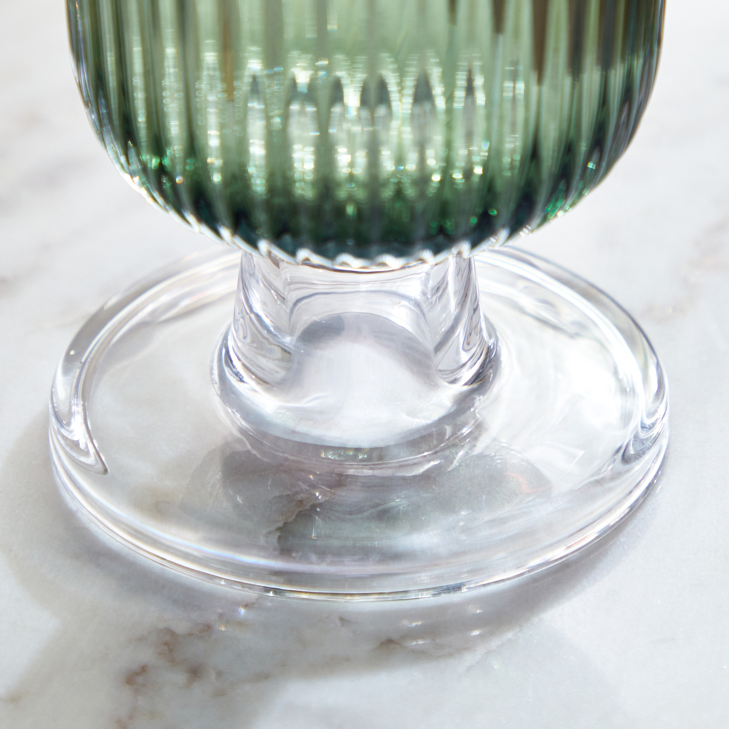 حامل شموع صغيرة زجاجي مضلع من بلينكو - 9x15 سم-hbxlivingroom-decorandaccessories-candleholders-image-5