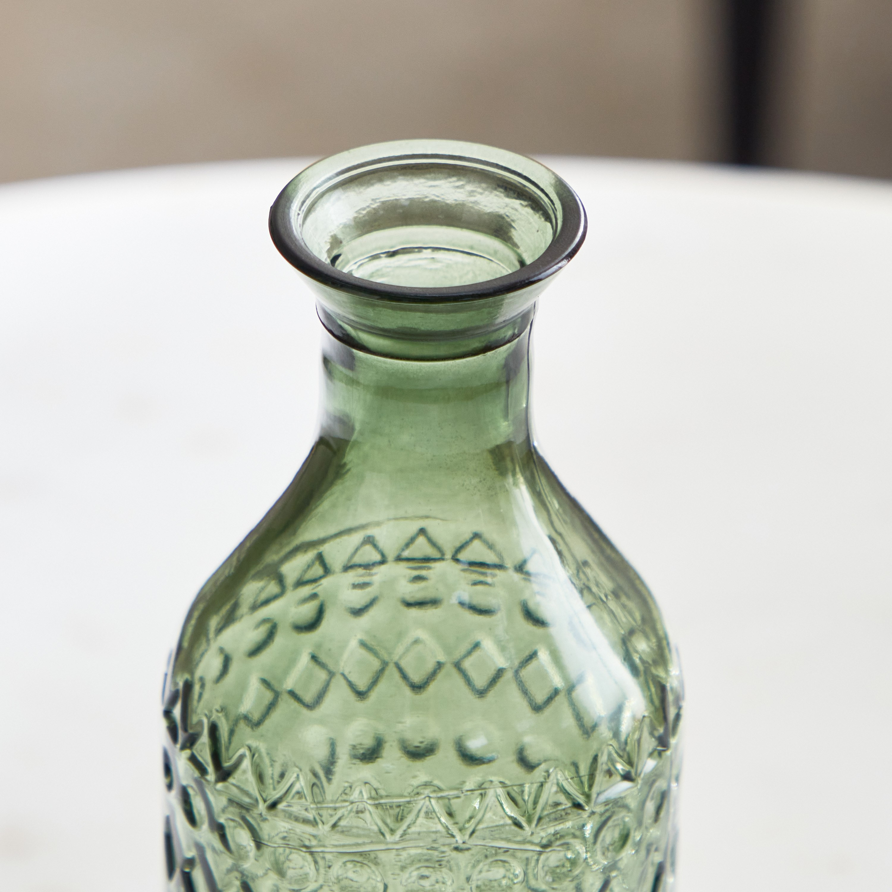 مزهرية زجاج مرشوشة على شكل قارورة من بلينكو - 7.3x23 سم-hbxbedroom-decorandaccessories-vases-image-3