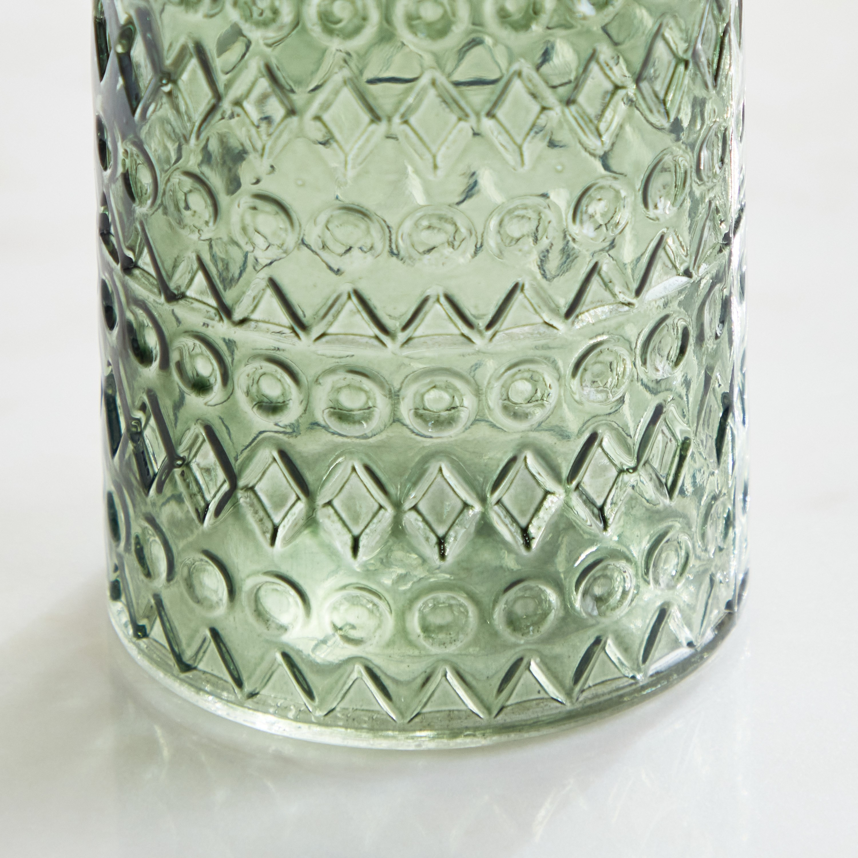 مزهرية زجاج مرشوشة على شكل قارورة من بلينكو - 7.3x23 سم-hbxbedroom-decorandaccessories-vases-image-4