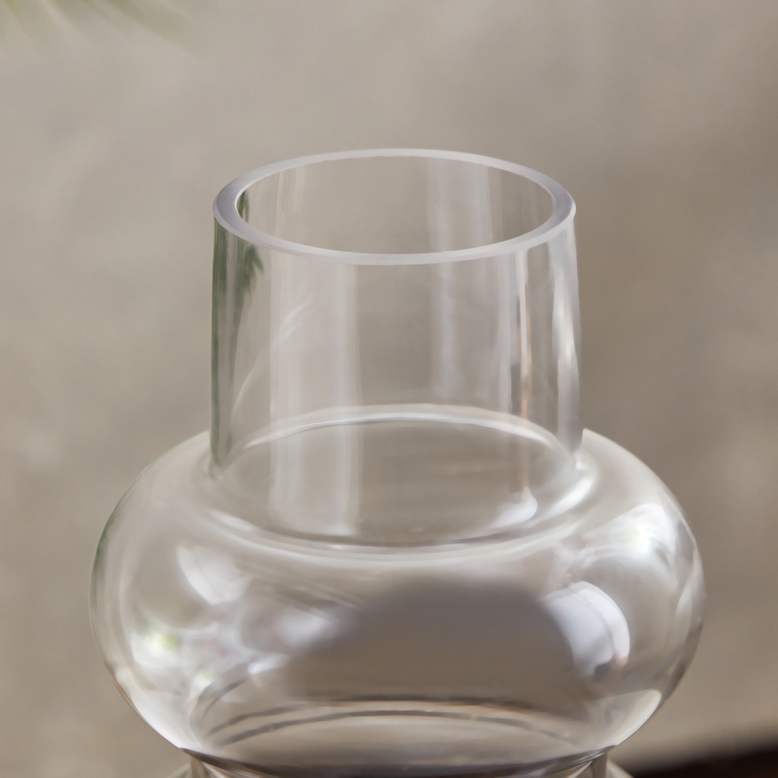Blenko Semi Nickel Finish Glass Vase - 18x30 cm-hbxbedroom-decorandaccessories-vases-image-3