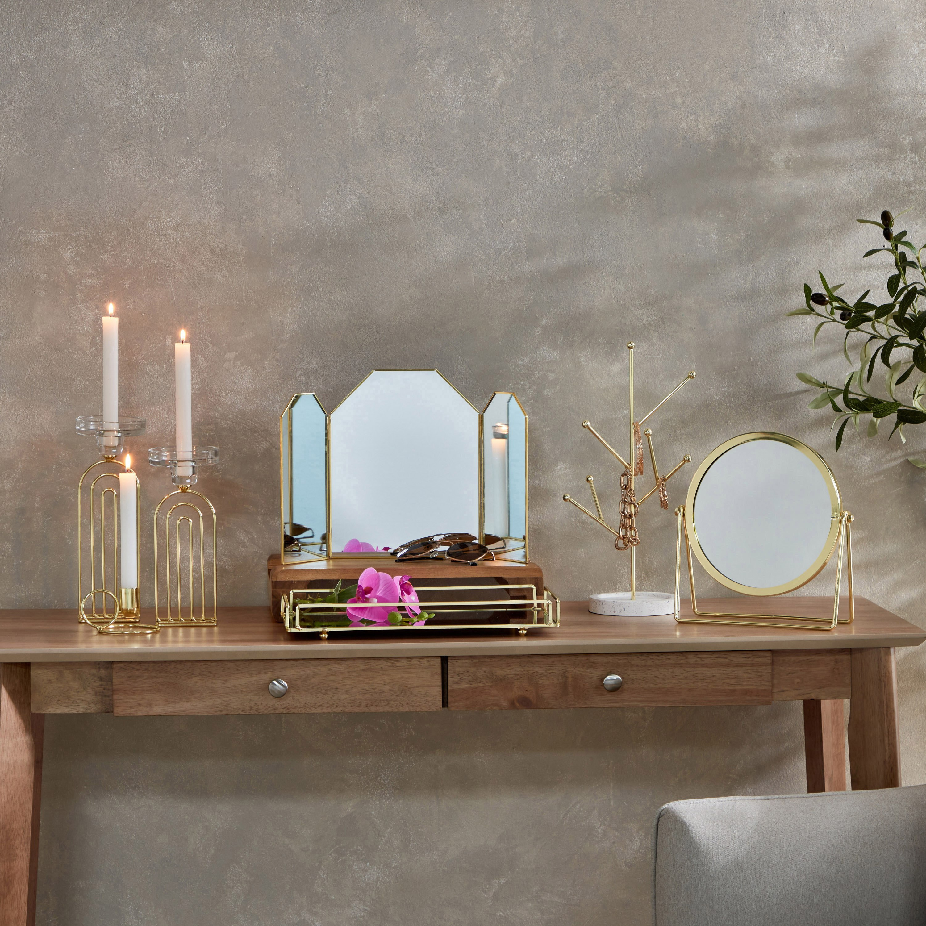Blenko Glass Tray with Metal Handles - 34x16x4 cm-hbxhomeware-hbxdecorandfurnishings-image-5