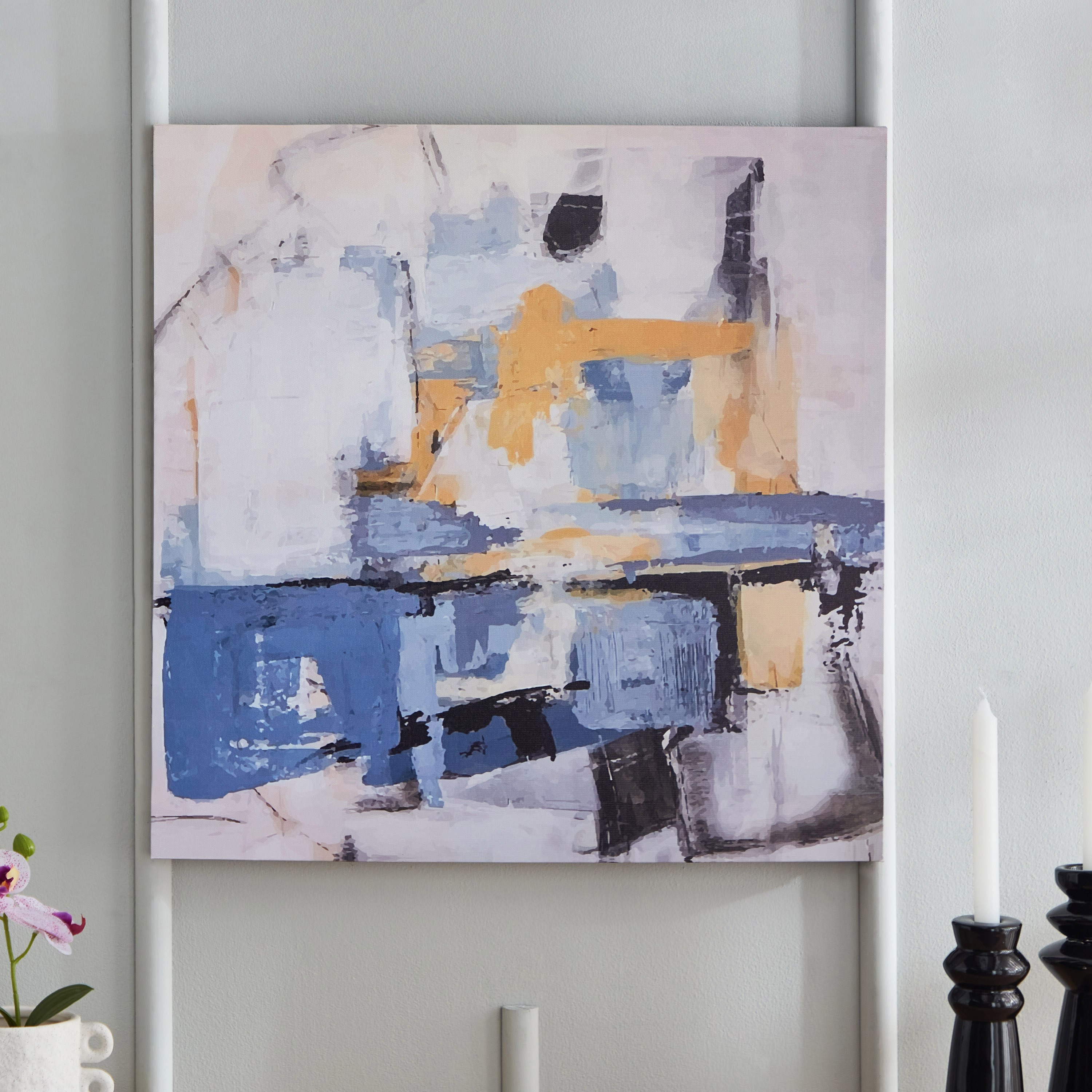 زينة حائط كانفاس مؤطرة بطبعات من أيكا- 60x60x2.5 سم-hbxhomeware-hbxdecorandfurnishings-image-2