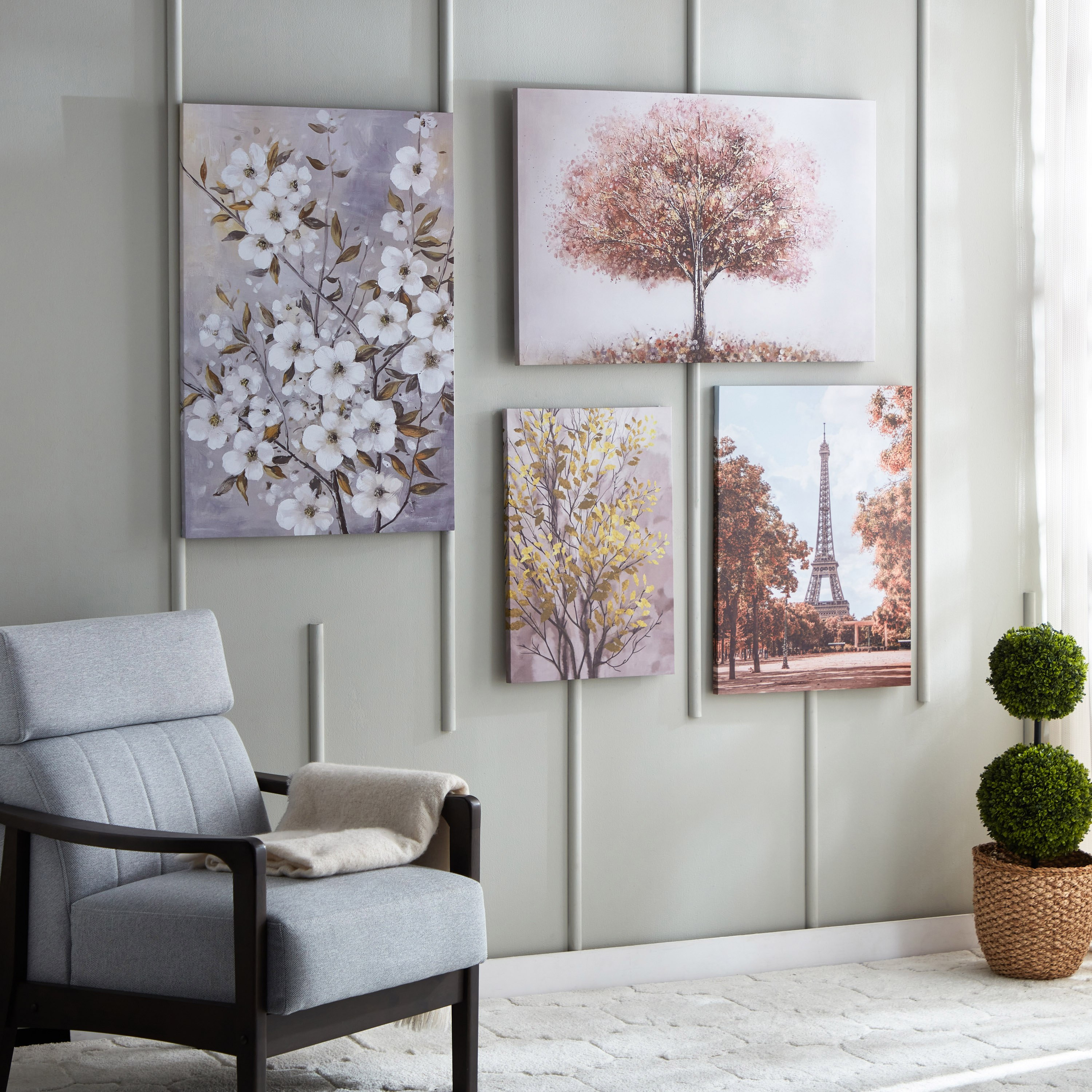 زينة حائط كانفاس بطبعات من أيكا - 60x90x2.5 سم-hbxhomeware-hbxdecorandfurnishings-image-5