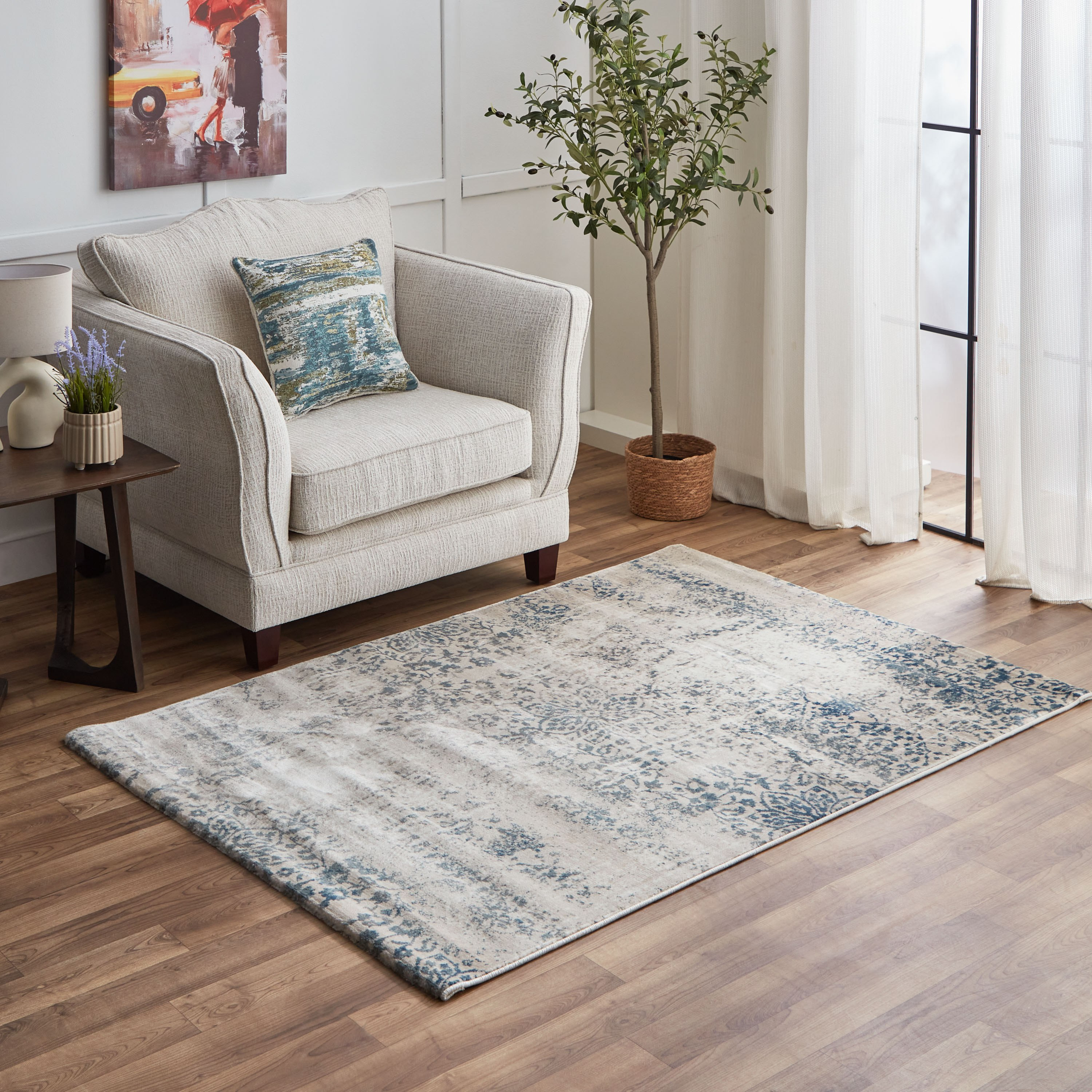 سجادة بولي بروبيلين مقاومة للانزلاق أنتيك من كندرا - 120x170 سم-hbxdecorandfurnishings-floorcoverings-rugs-image-1