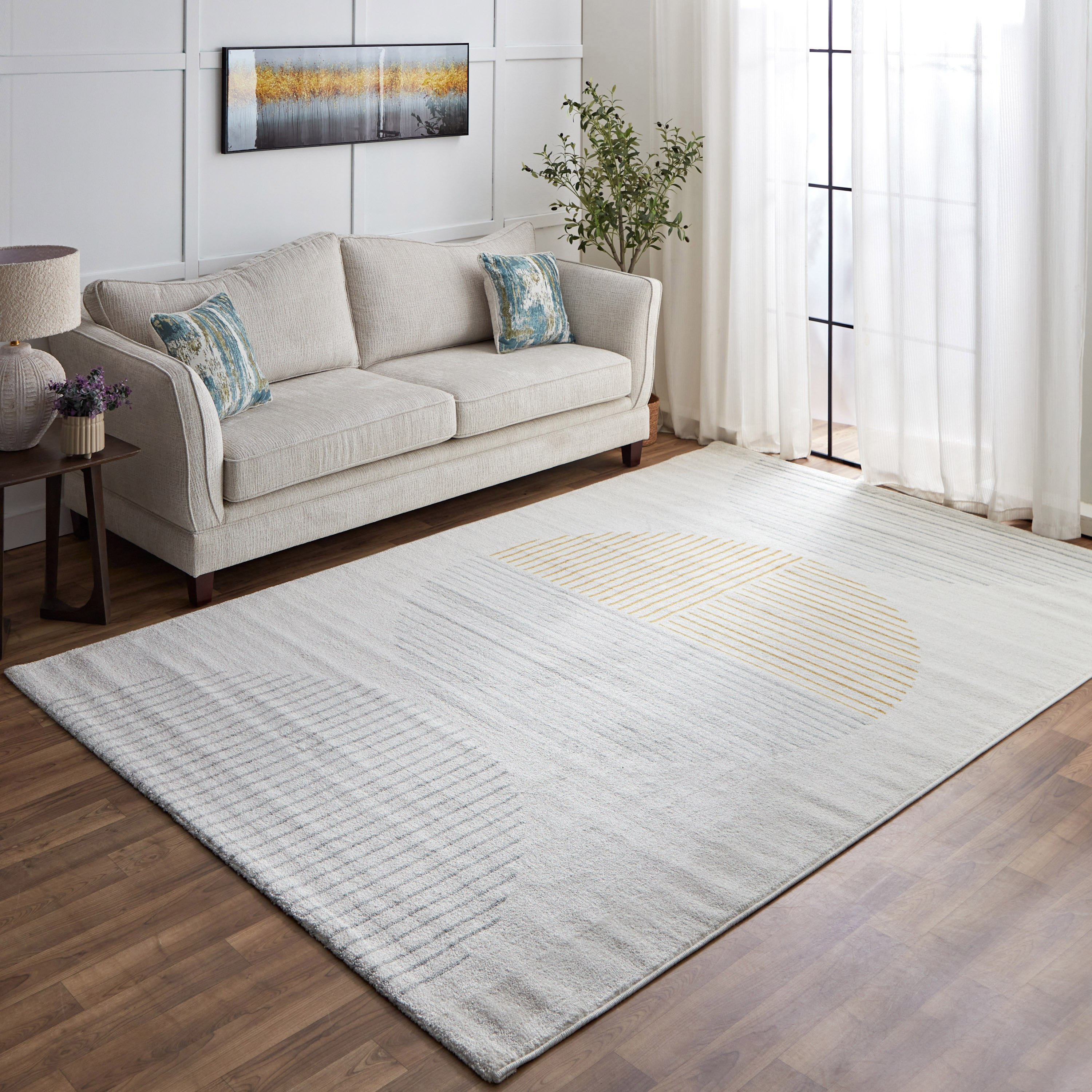 سجادة بولي بروبيلين مقاومة للانزلاق دايزي من جيوفاني - 200x300 سم-hbxdecorandfurnishings-floorcoverings-rugs-image-1