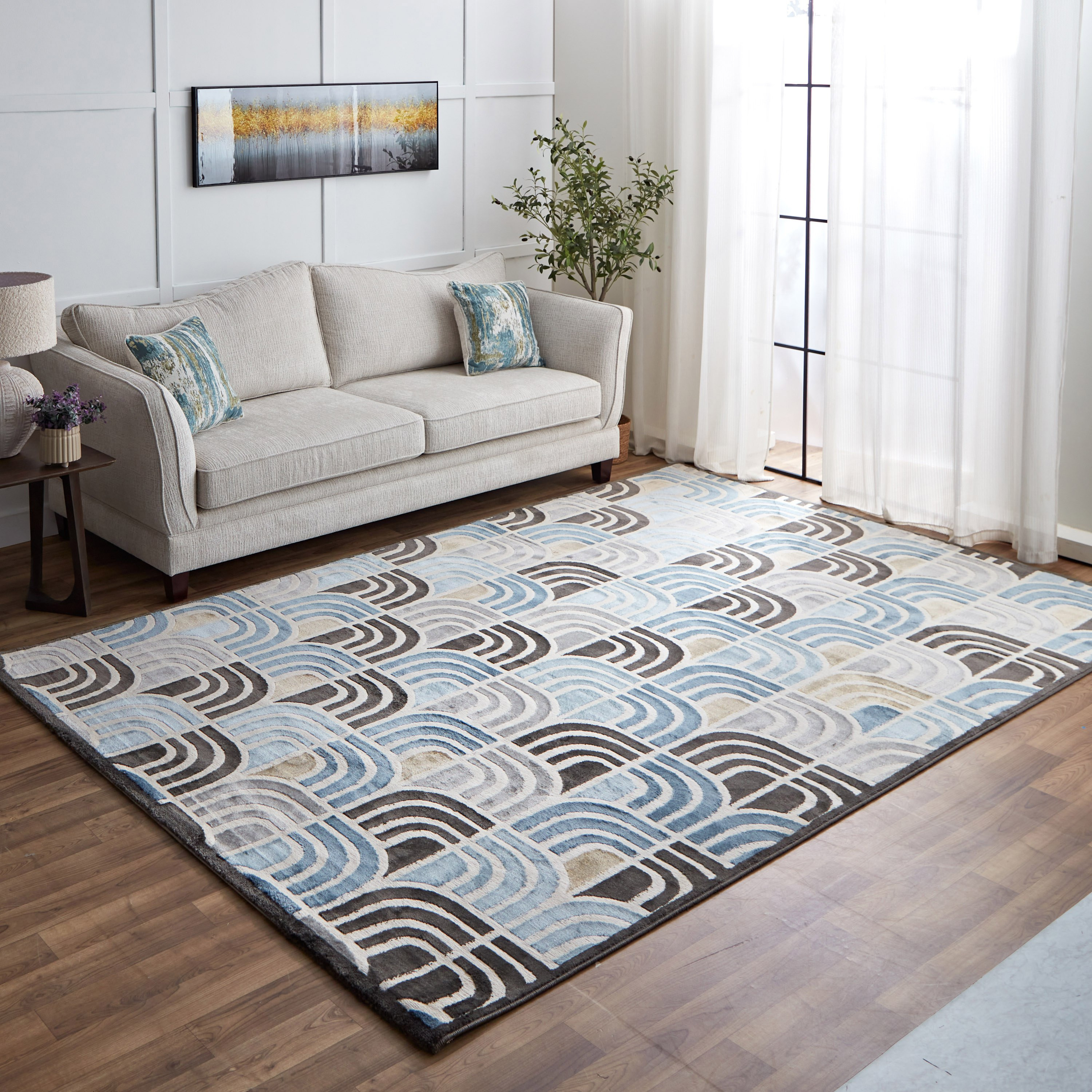 سجادة بولي بروبيلين مقاومة للانزلاق من كاستيلو - 200x300 سم-hbxdecorandfurnishings-floorcoverings-rugs-image-1