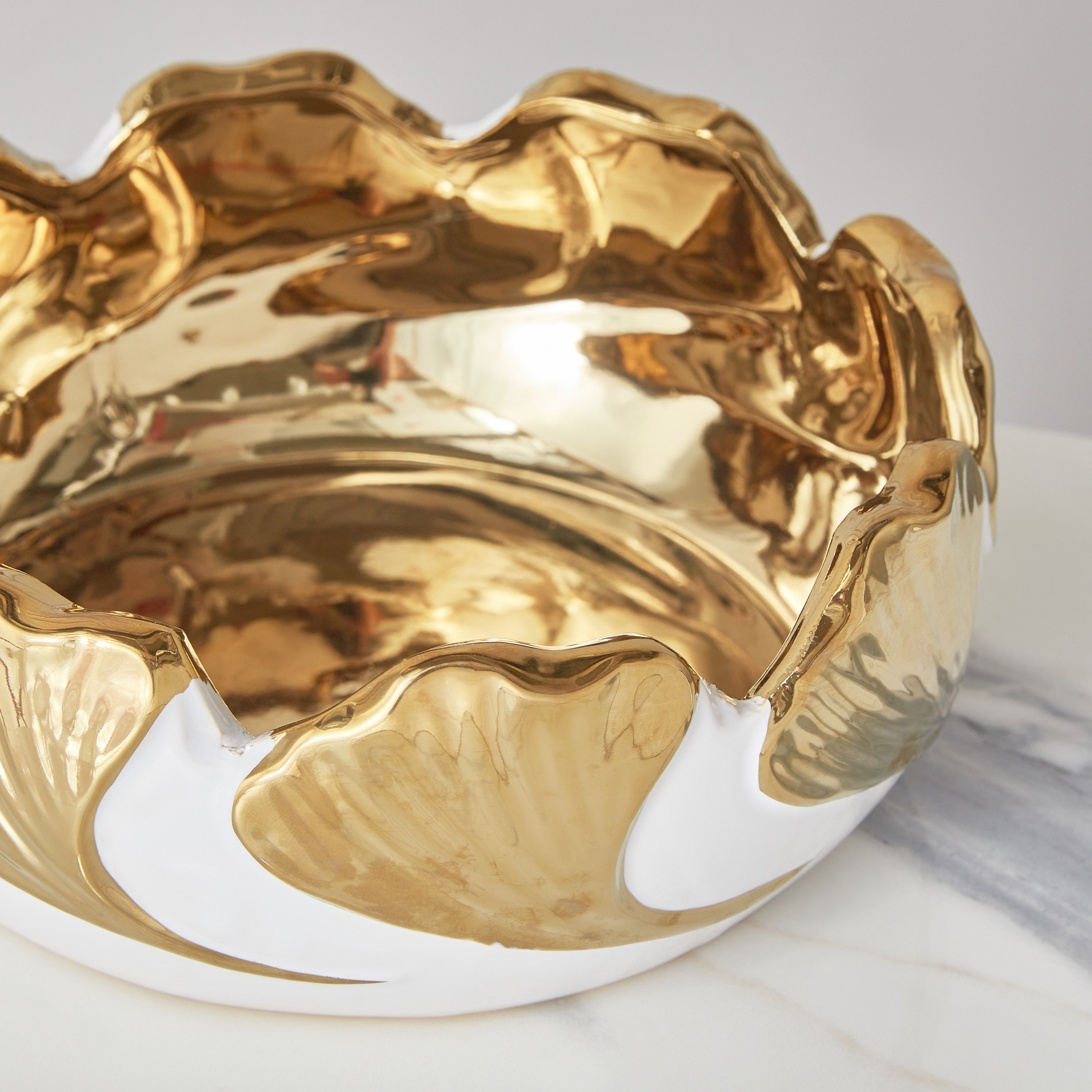 Castil Ceramic Gingko Decorative Bowl - 24x24x9.5 cm-PROMO_HB_AE_B1G1_250925-image-4