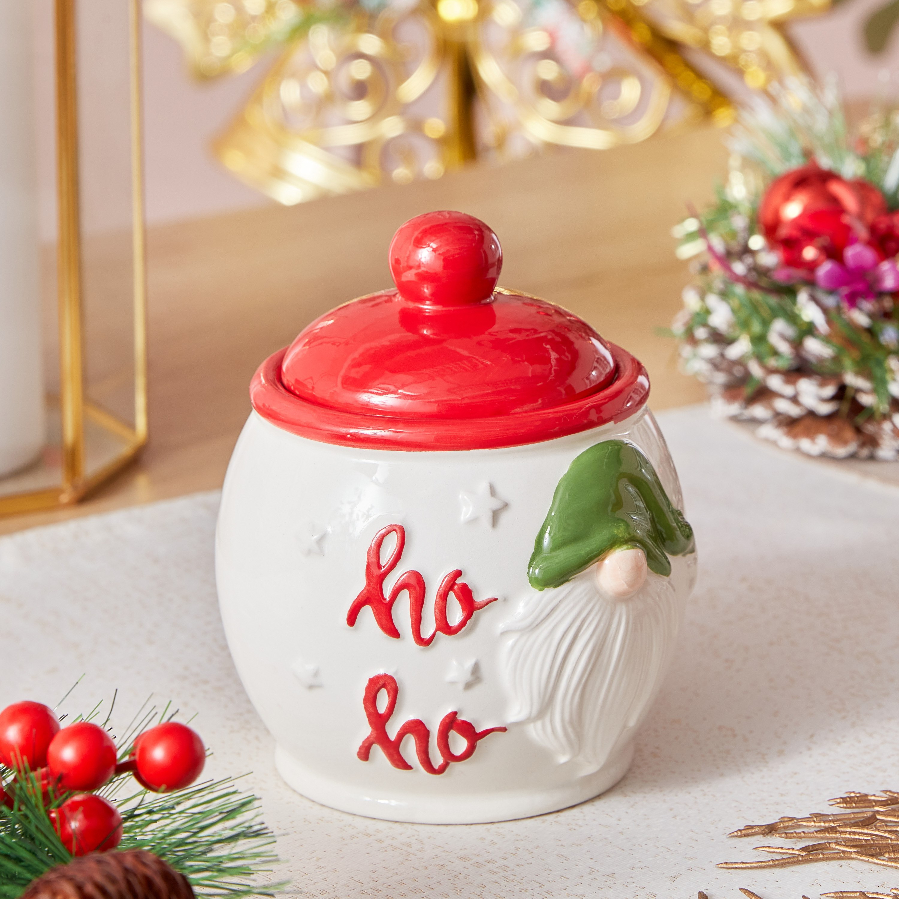 إناء سيراميك للكريسماس من بلوفيك - 10.5x10.5x12.5 سم-hbxhomeware-hbxkitchen-image-1