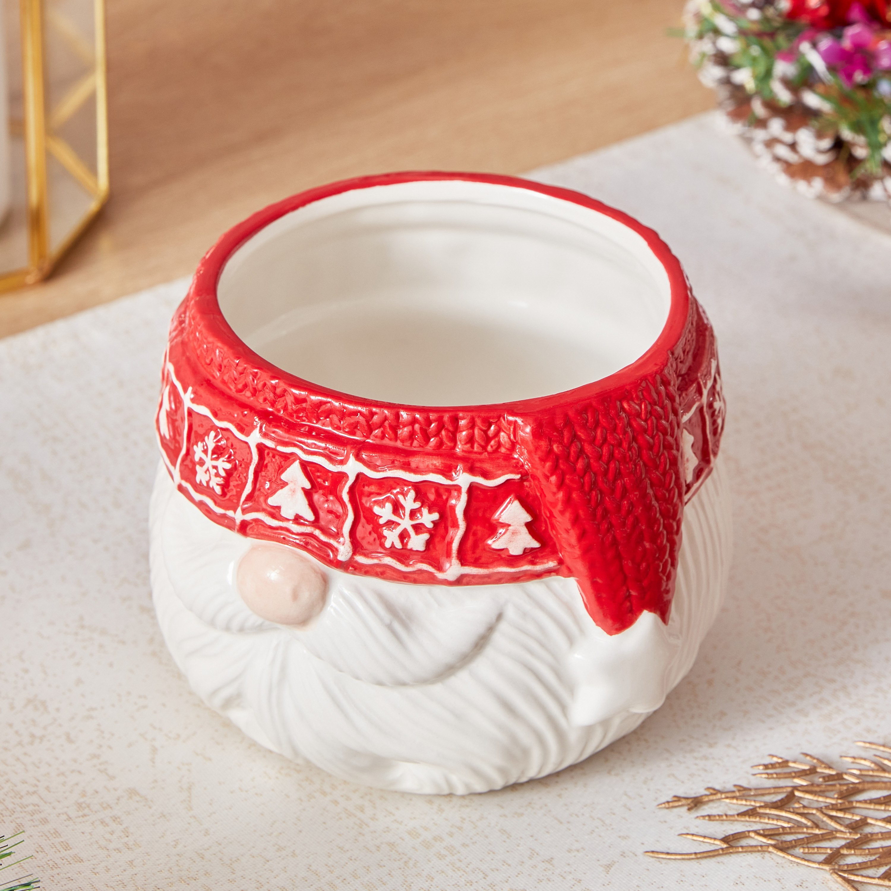 إناء سيراميك للكريسماس من بلوفيك - 13.5x10.5x14 سم-hbxhomeware-hbxkitchen-image-2