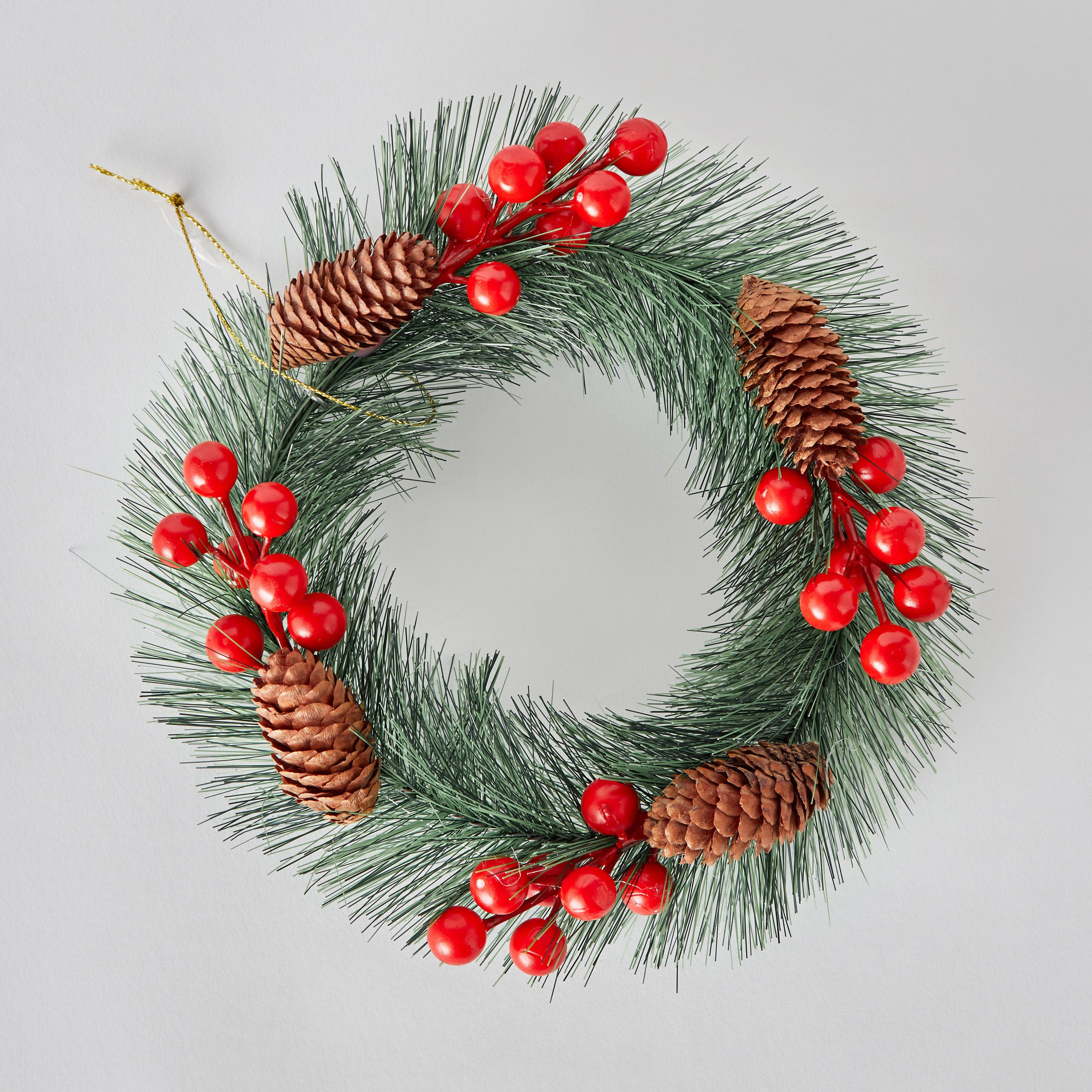 إكليل الكريسماس بالتوت والصنوبر من بلوفيك - 20x5x20 سم-hbxhomeware-hbxdecorandfurnishings-image-5