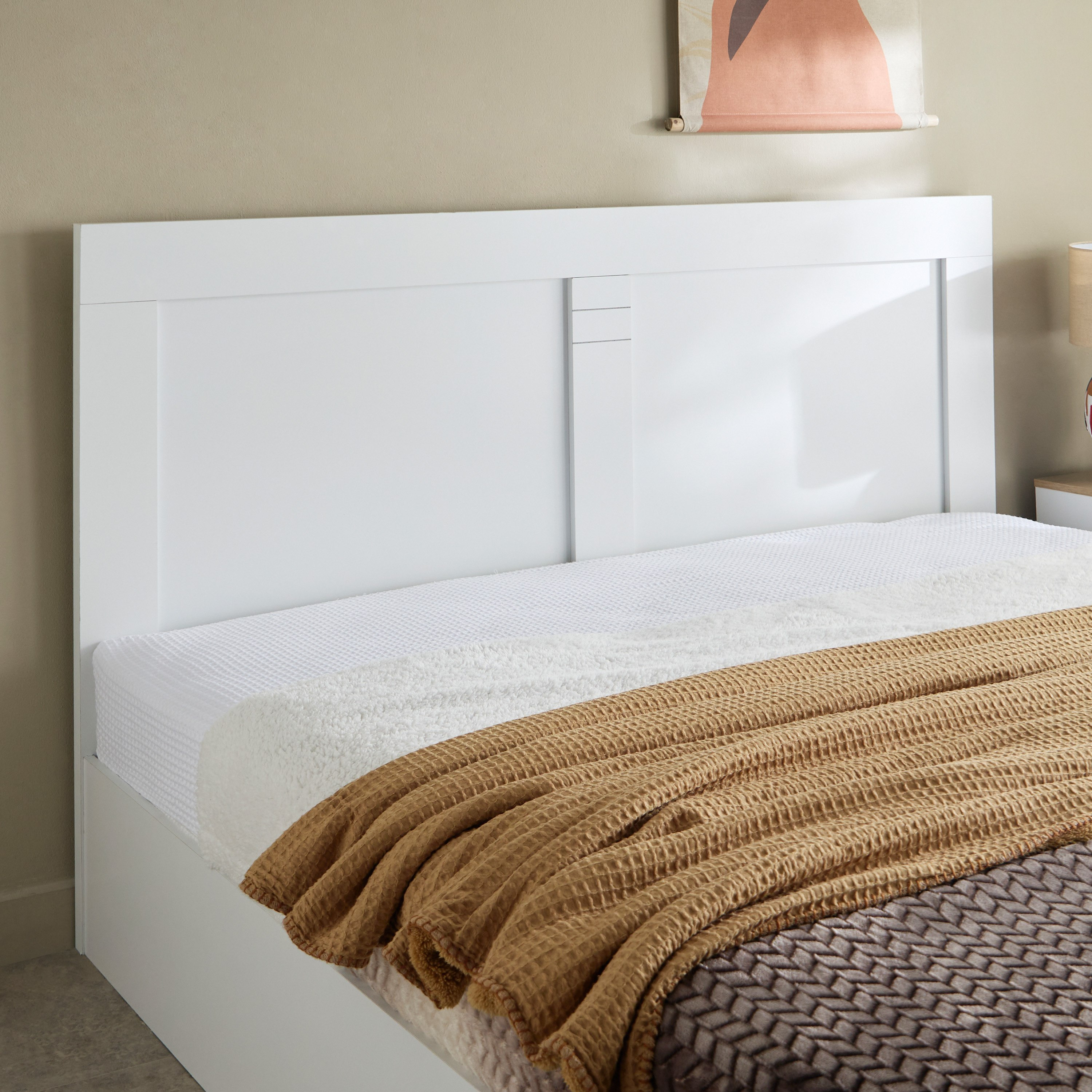 Movo Kulltorp Boomer King Bed with 2 Front Drawer Storage - 180x200 cm-hbxfurniture-bedsandbedsets-beds-king-image-3