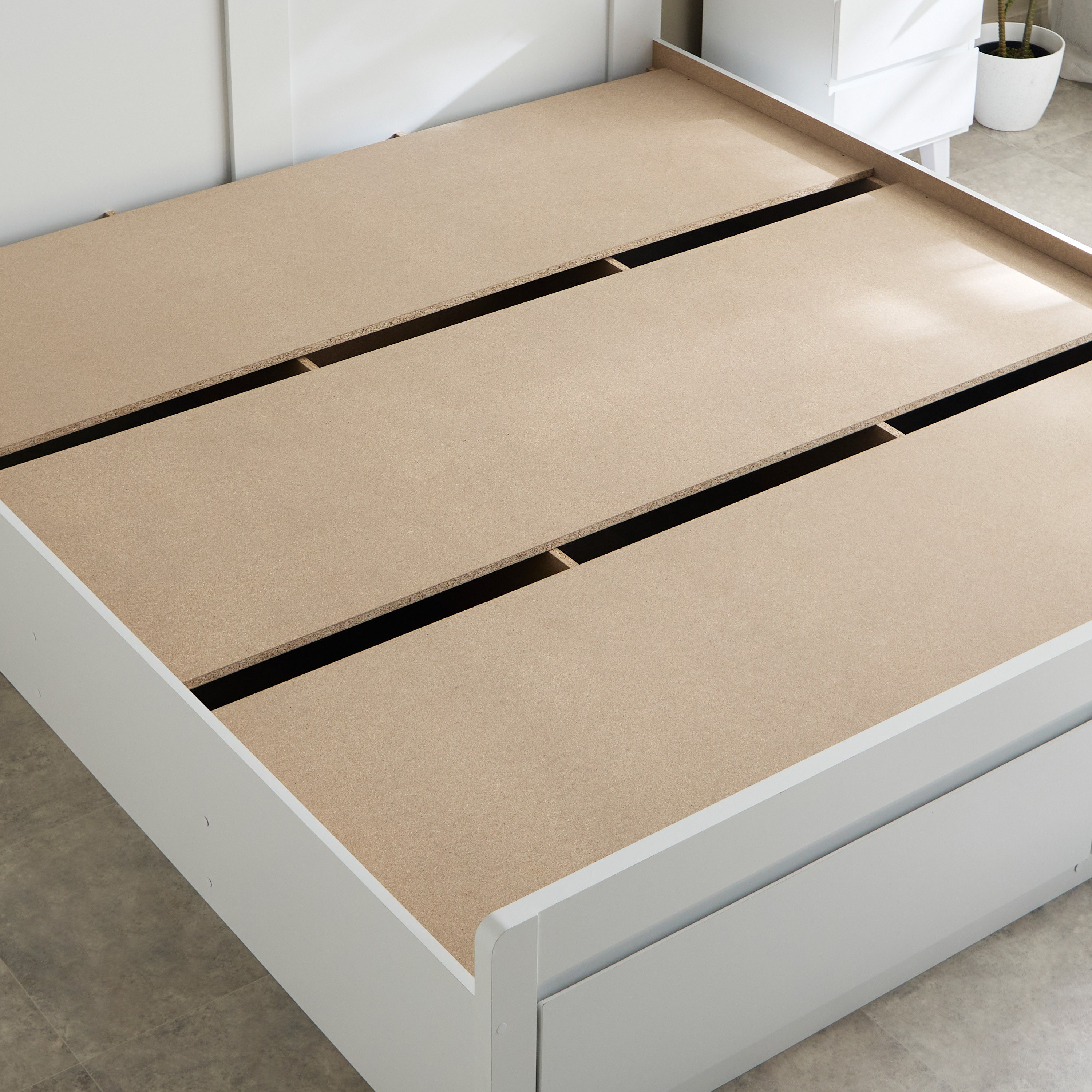 Movo Kulltorp Boomer King Bed with 2 Front Drawer Storage - 180x200 cm-hbxfurniture-bedsandbedsets-beds-king-image-4