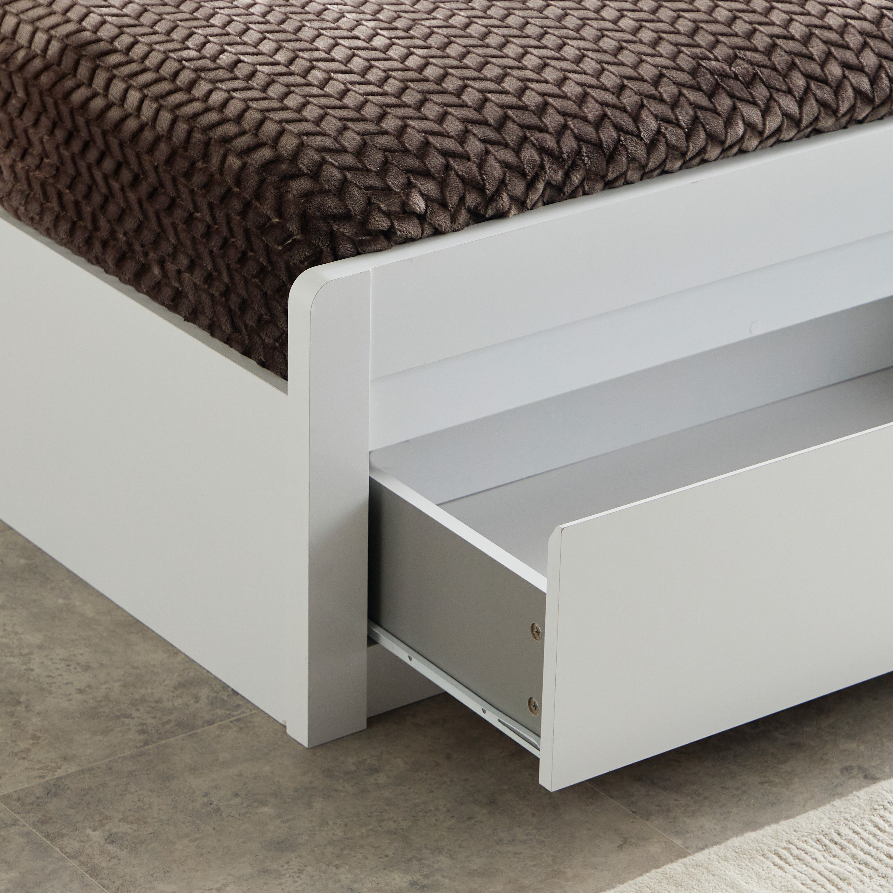 Movo Kulltorp Boomer King Bed with 2 Front Drawer Storage - 180x200 cm-hbxfurniture-bedsandbedsets-beds-king-image-6