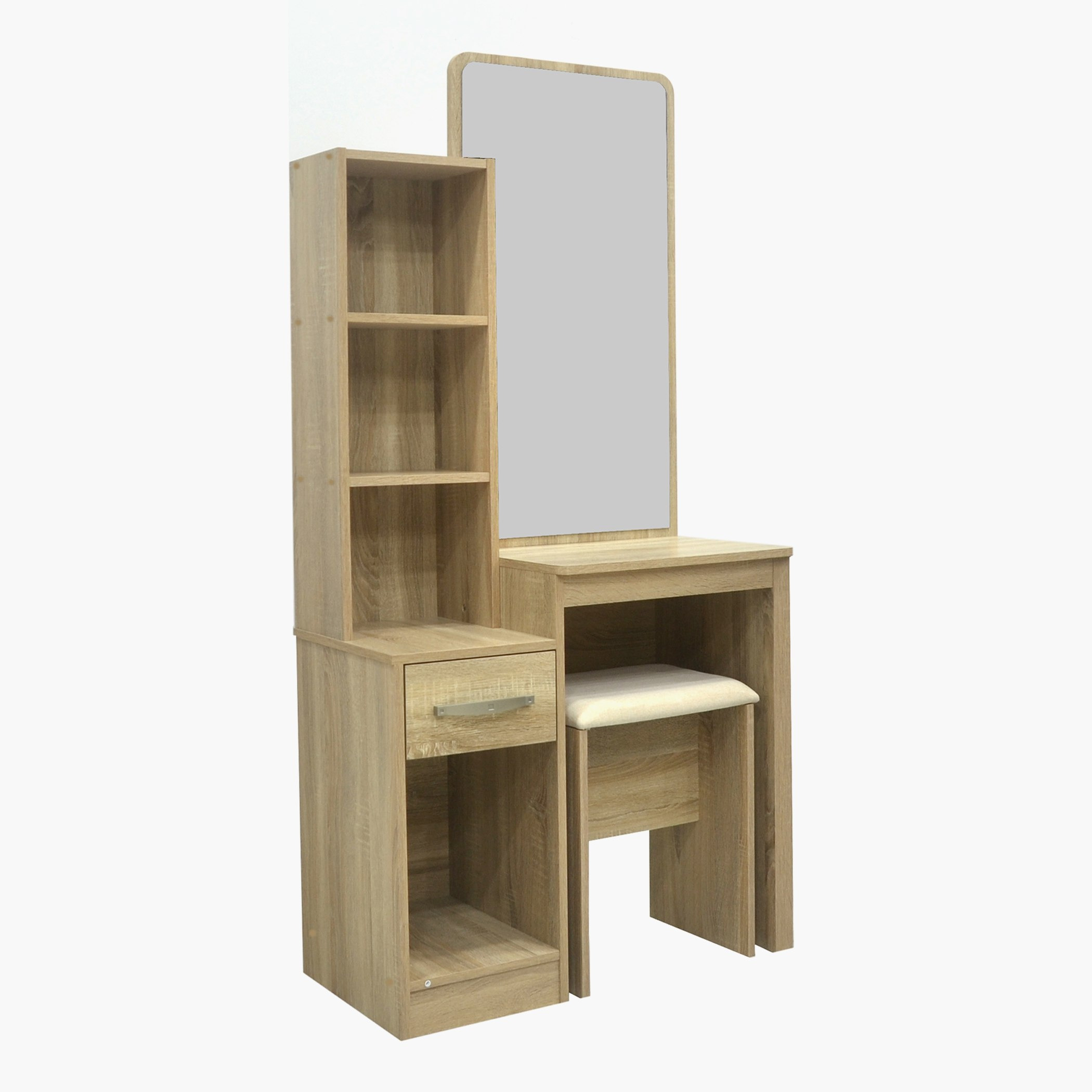 طاولة تزيين مع مرآة ومقعد - كولتورب بلس من موڤو-hbxfurniture-bedroom-dressersandmirrors-image-2
