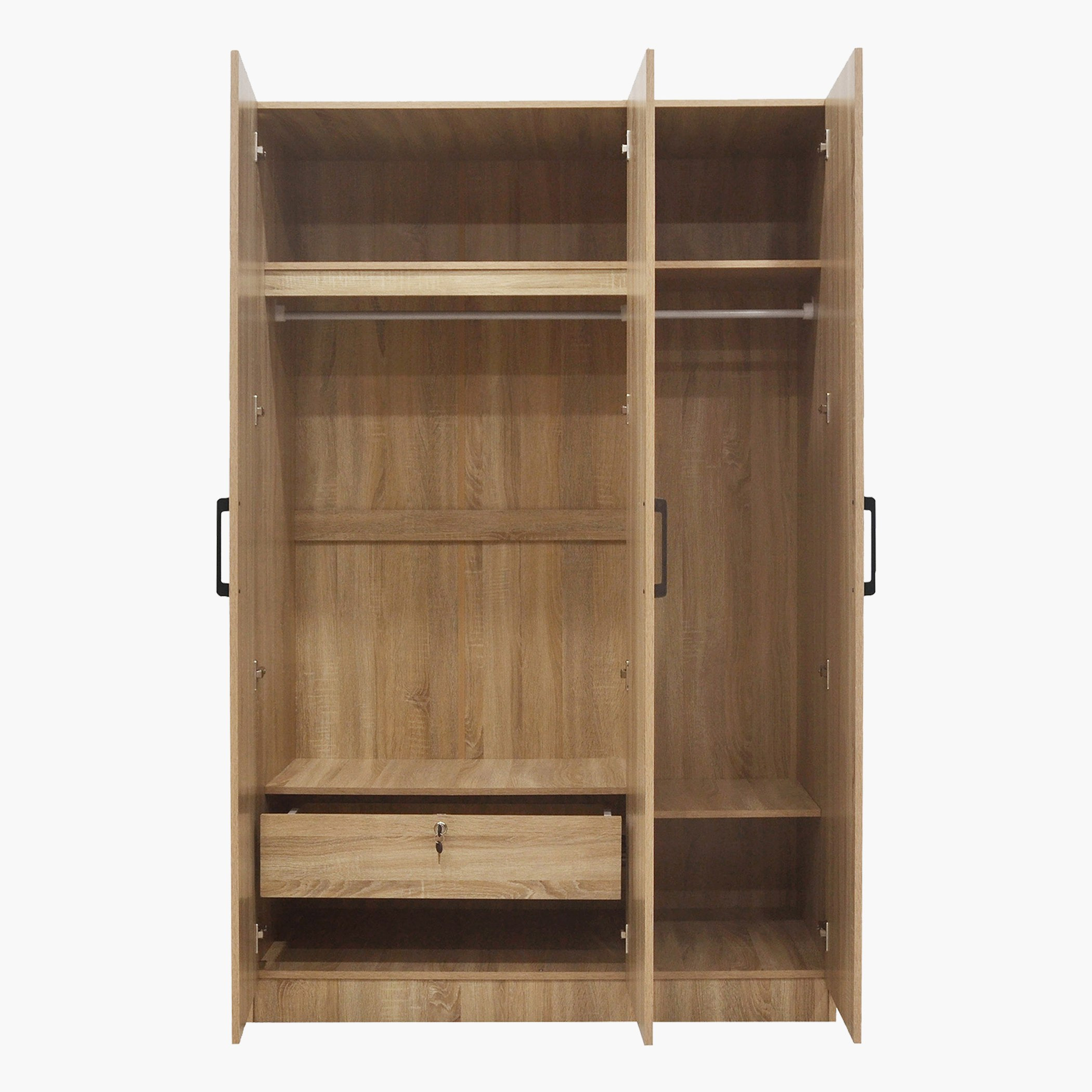 Movo Oasis Cambridge 3-Door Wardrobe with Mirror and Drawer with Lock-PROMO_HB_SA_HBX10_TH1000_NEW_031025-image-5