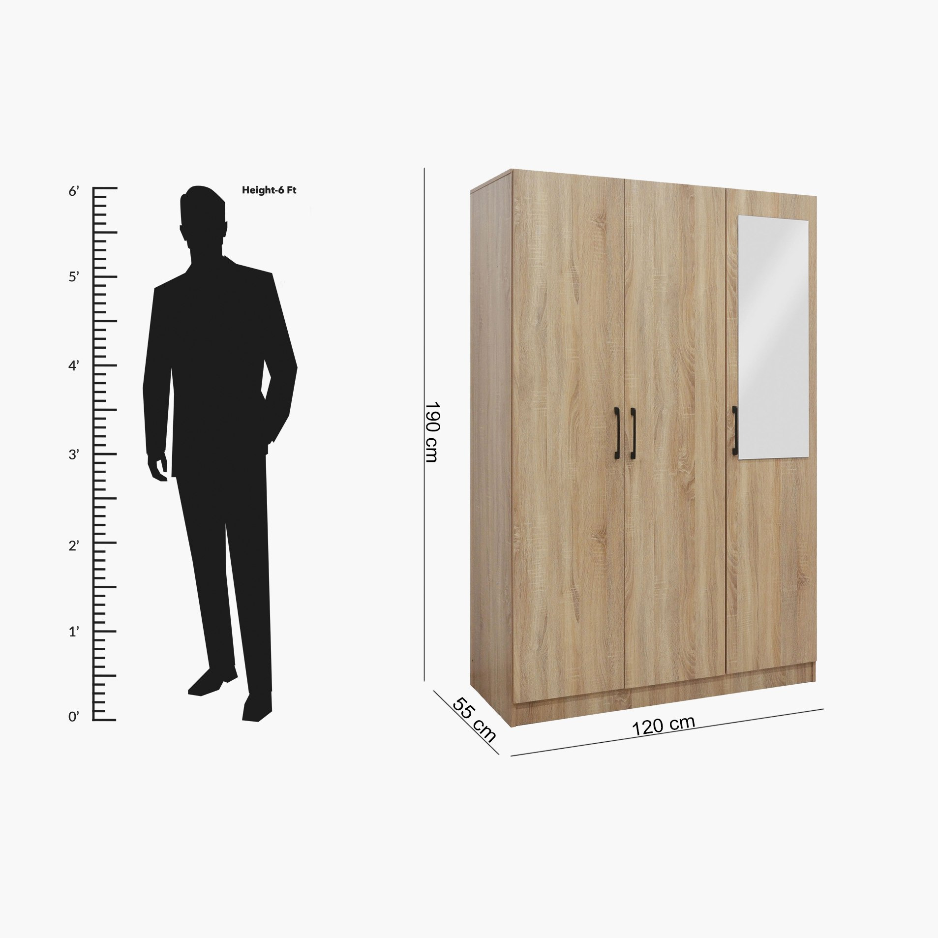 Movo Oasis Cambridge 3-Door Wardrobe with Mirror and Drawer with Lock-PROMO_HB_SA_HBX10_TH1000_NEW_031025-image-9