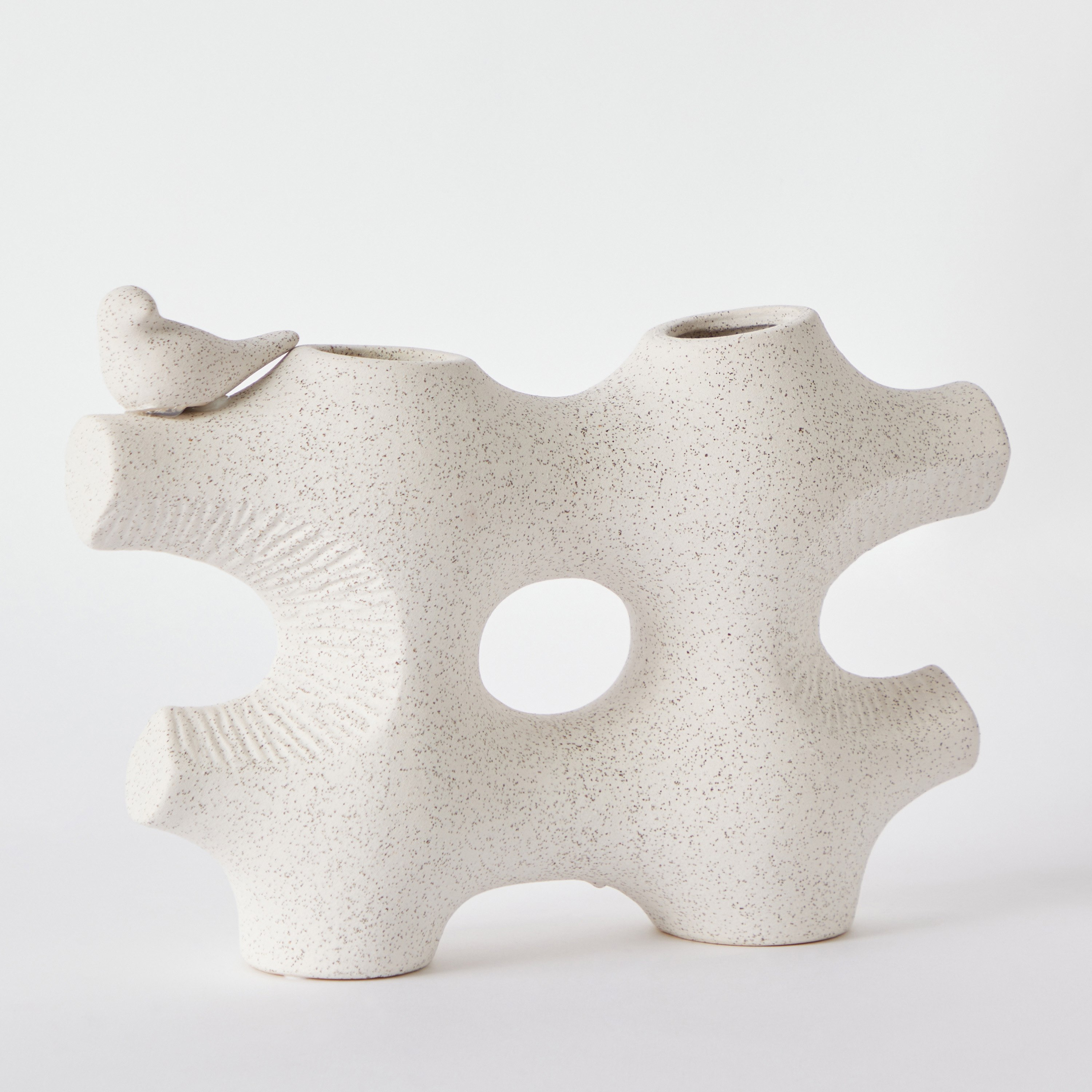 مزهرية سيراميك مع طائر من تيودور - 28.5x8.5x20 سم-hbxhomeware-hbxdecorandfurnishings-image-6