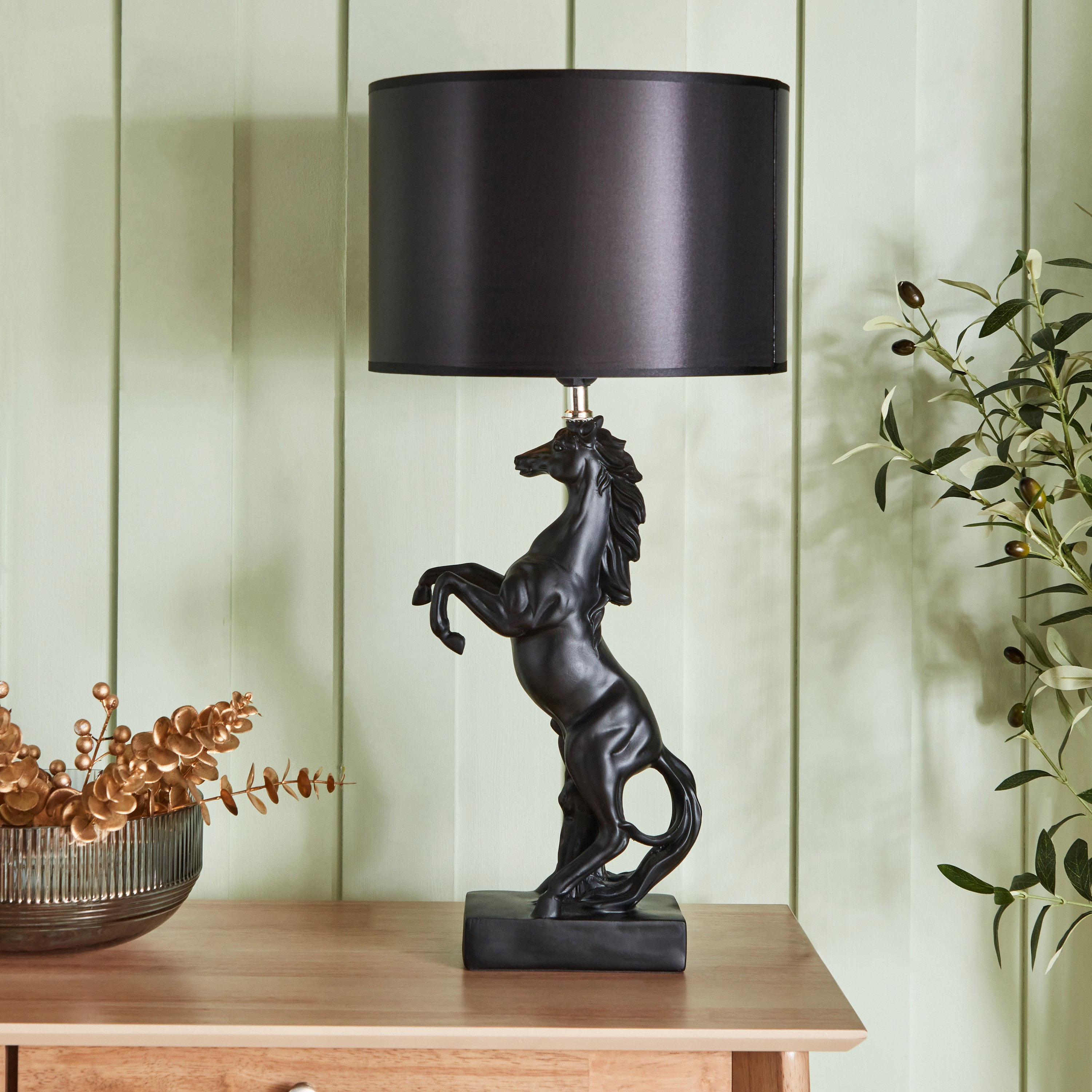 مصباح طاولة راتنج بتصميم حصان راكض من تيودور - 33x33x65 سم-hbxlivingroom-lighting-tablelamps-image-2