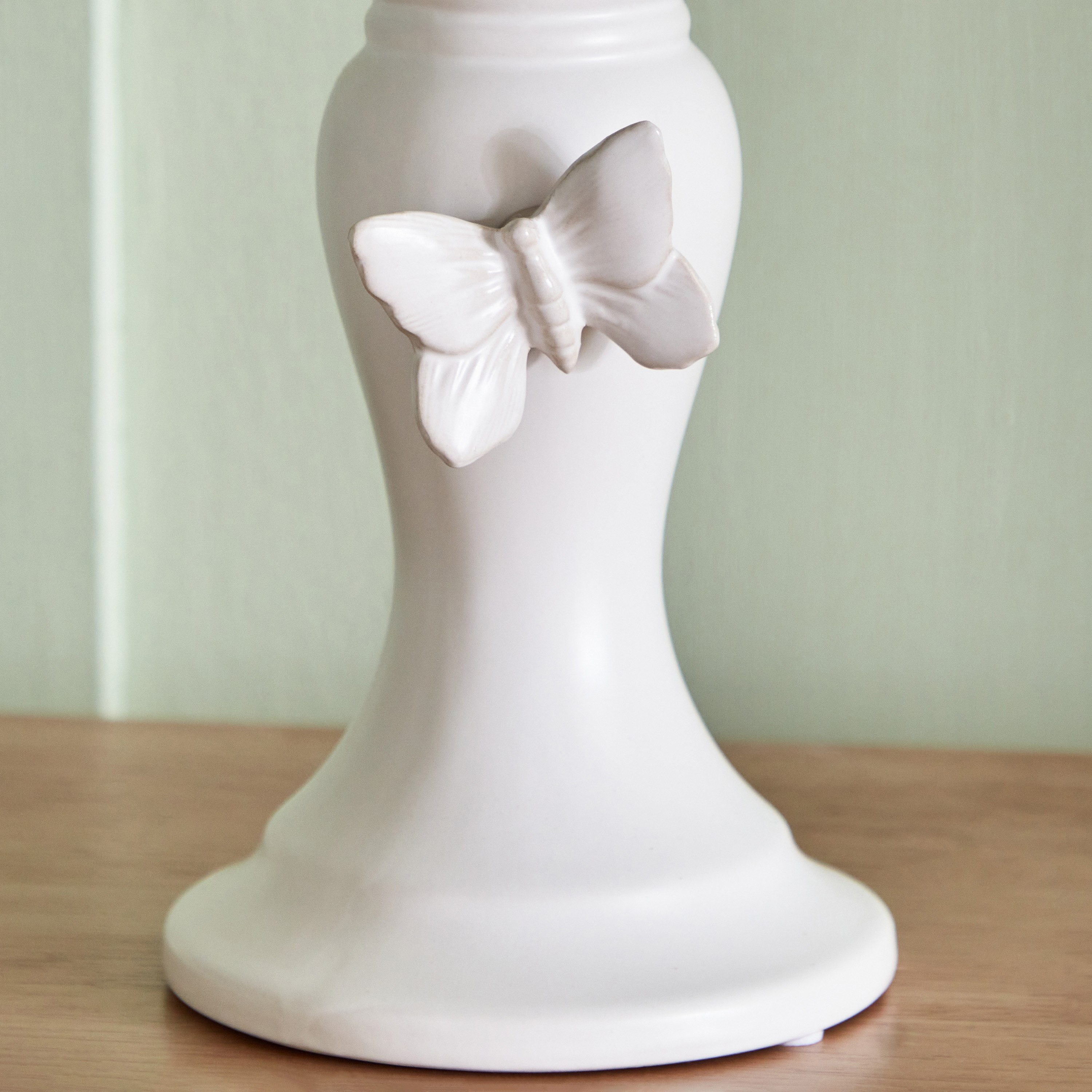 Tudor Ceramic Butterfly Candleholder - 12x12x22 cm-hbxlivingroom-decorandaccessories-candleholders-image-3