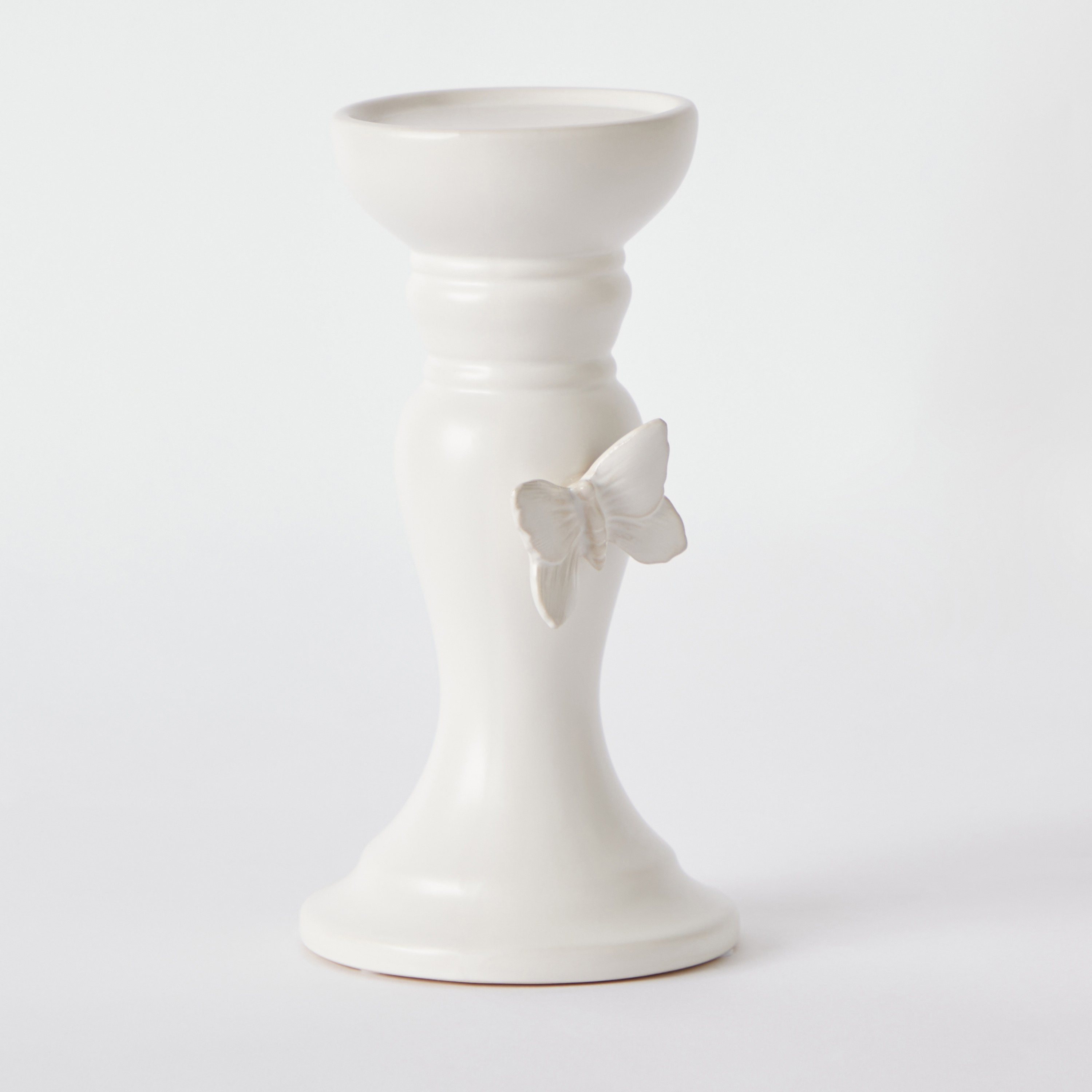 Tudor Ceramic Butterfly Candleholder - 12x12x22 cm-hbxlivingroom-decorandaccessories-candleholders-image-6