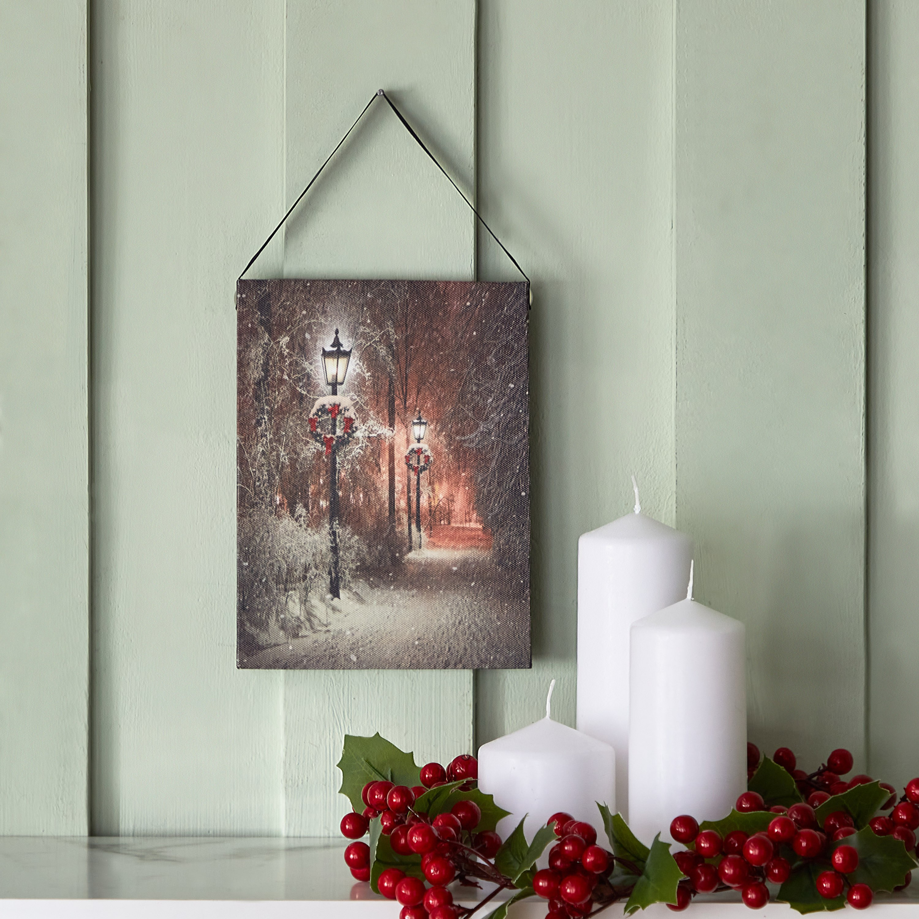 لوحة كانفاس فانوس مضيء شامدول من بلوفيك- 15x1.80x20 سم-hbxhomeware-hbxdecorandfurnishings-image-2
