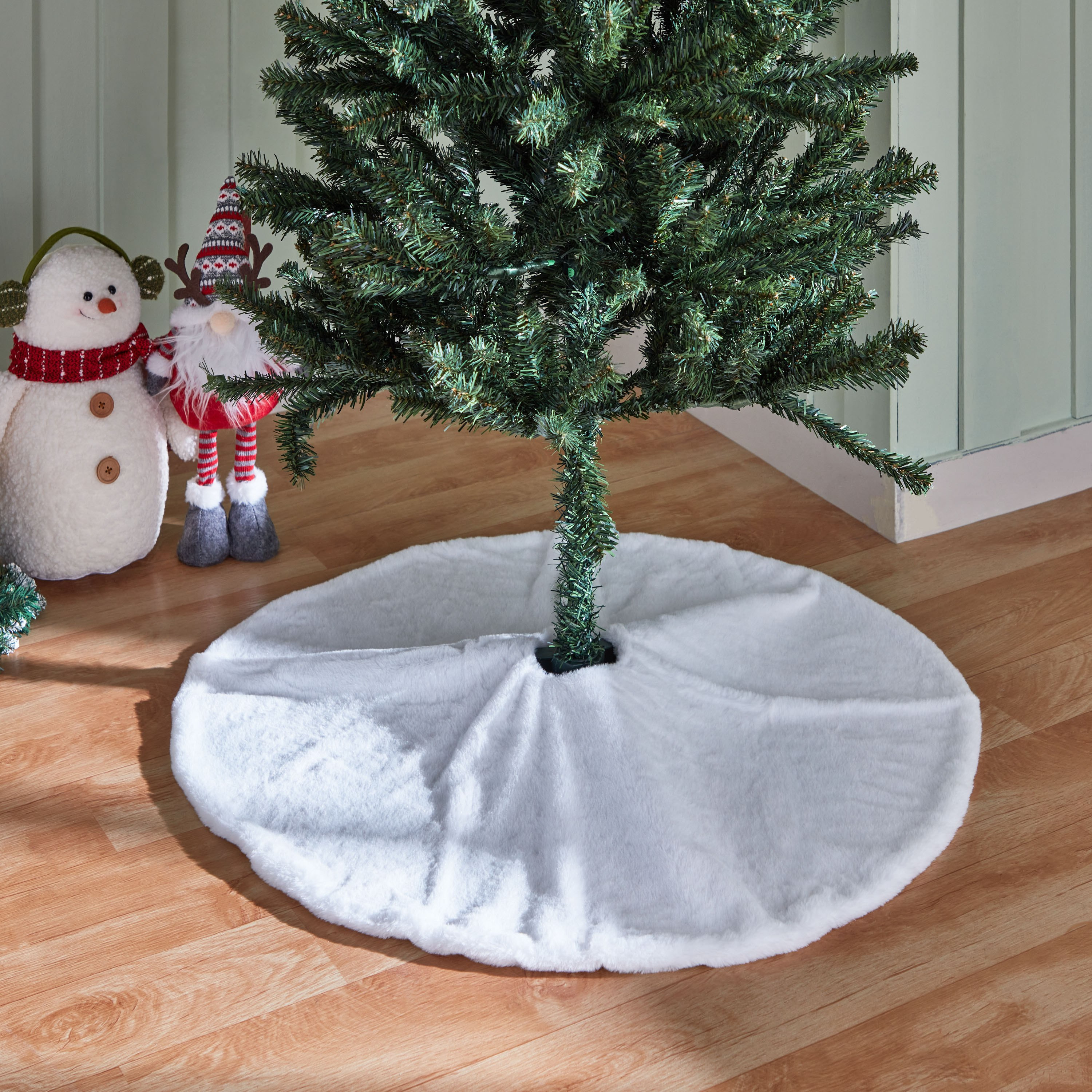 تنورة شجرة مزخرفة مخملية من بلوفيك شامدول - 90x90x2 سم-hbxhomeware-hbxdecorandfurnishings-image-1
