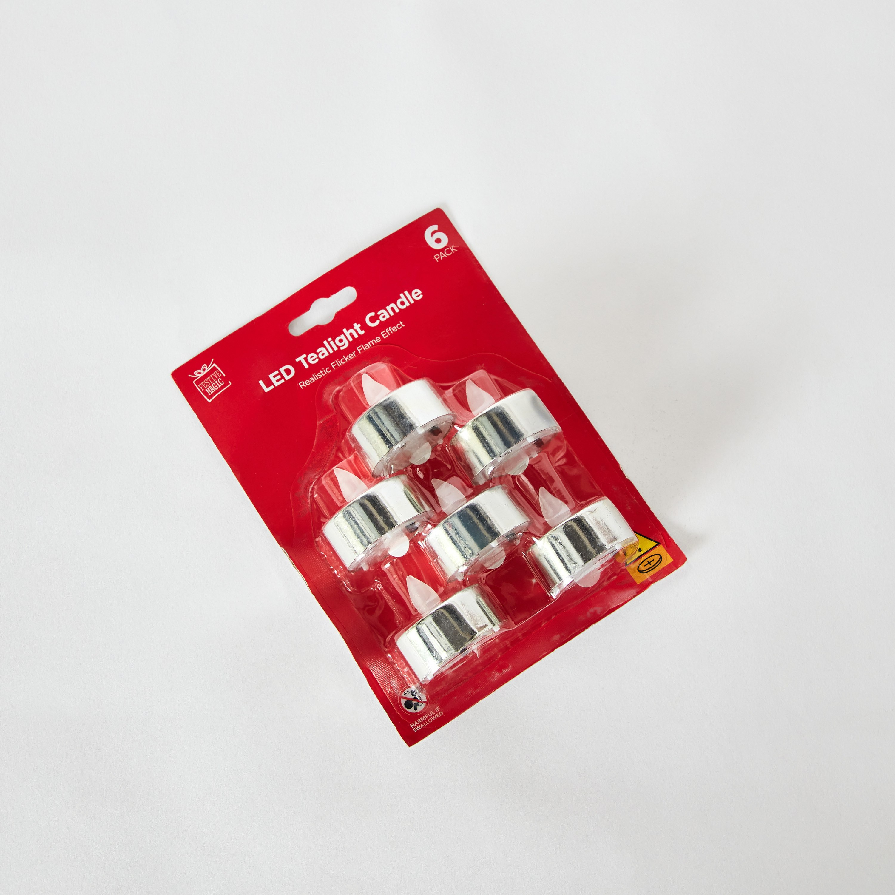 Blovec 6-Piece Glitter Shiny LED Tealight Candles Set - 3.8x3.8x5.5 cm-hbxhomeware-hbxdecorandfurnishings-image-5