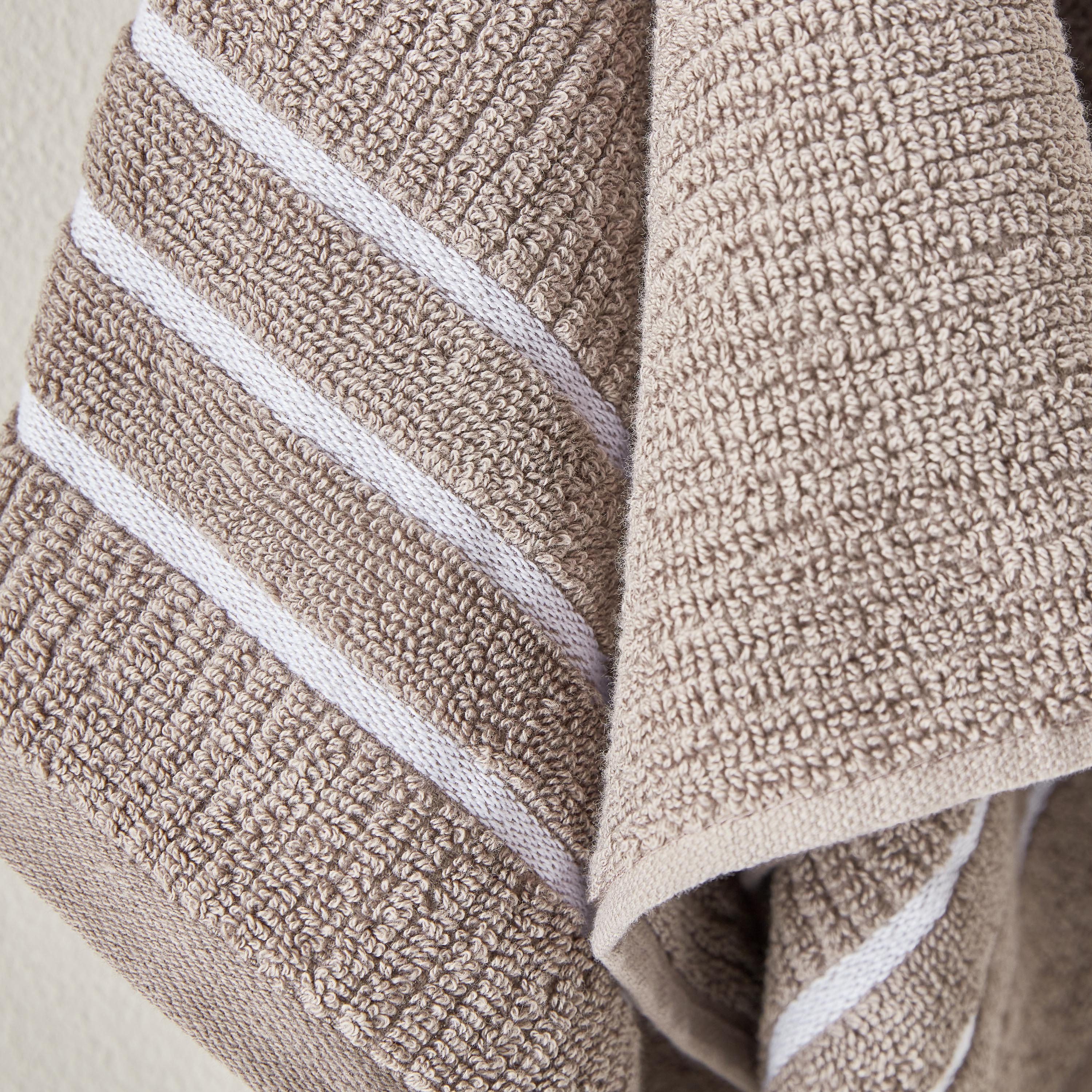 منشفة يد قطن مضلّعة من ماتيو - 70x40 سم-hbxbathroom-bathroomtextiles-image-4