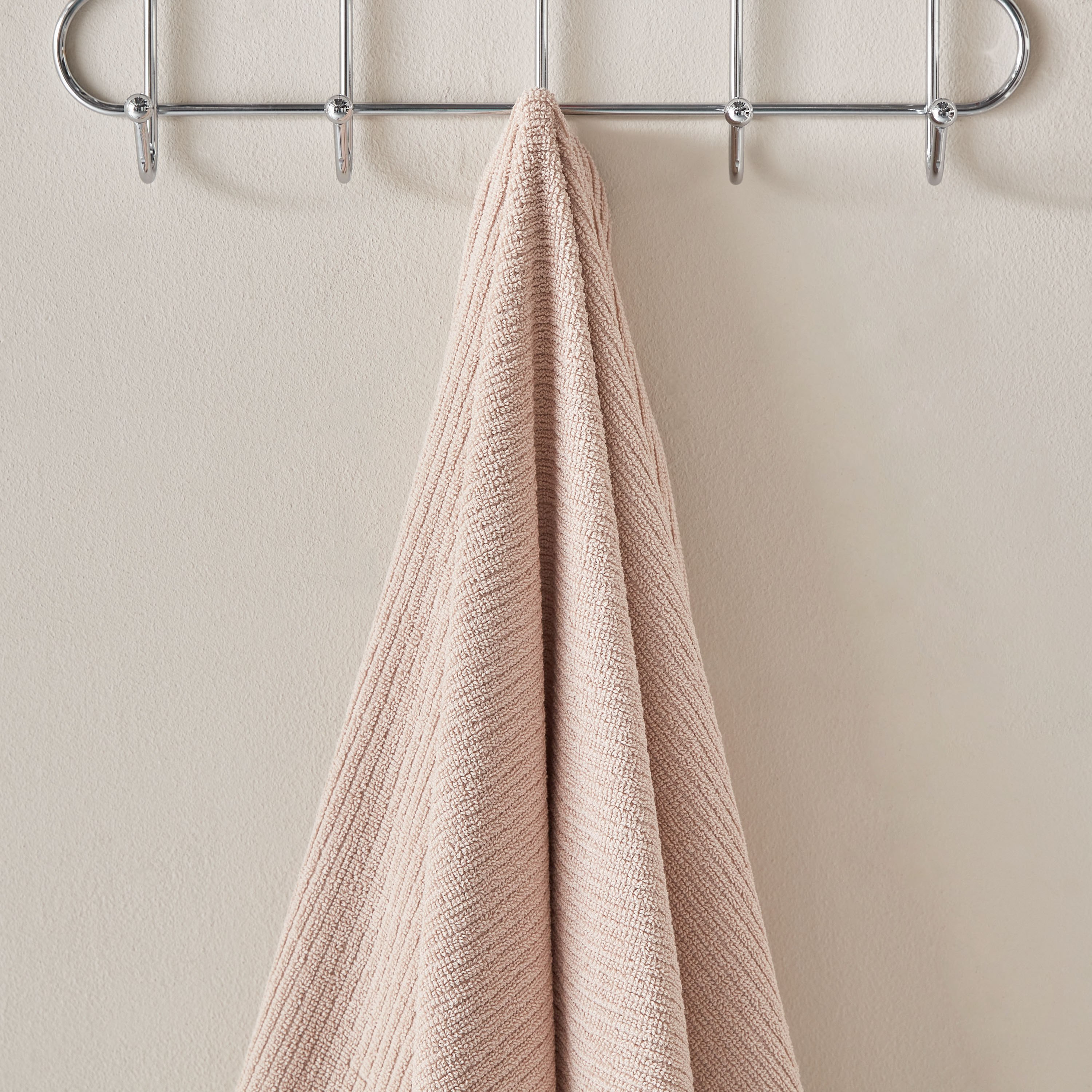 Mateo Ribbed Cotton Bath Towel - 68x136 cm-hbxbathroom-bathroomtextiles-image-2