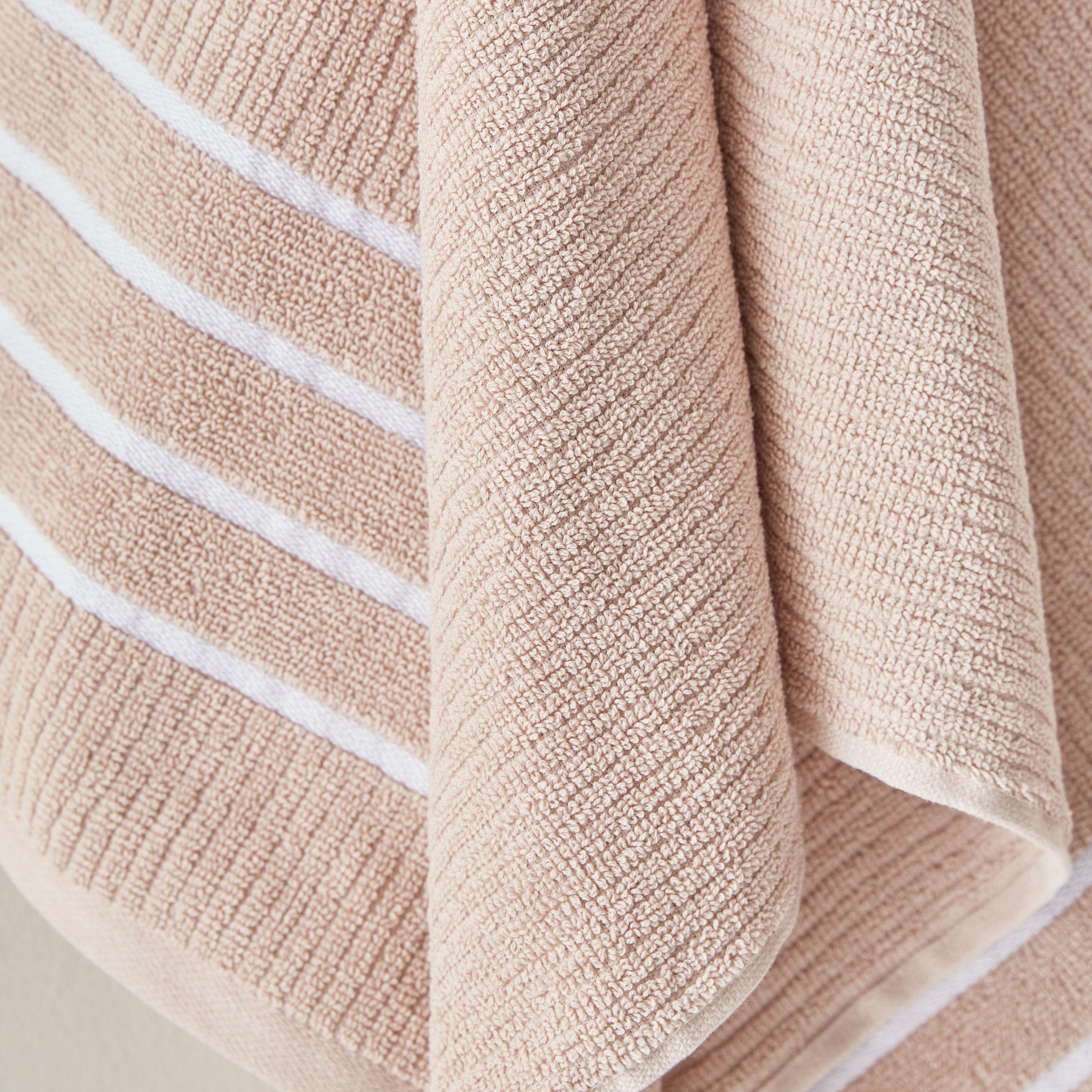 Mateo Ribbed Cotton Bath Towel - 68x136 cm-hbxbathroom-bathroomtextiles-image-4