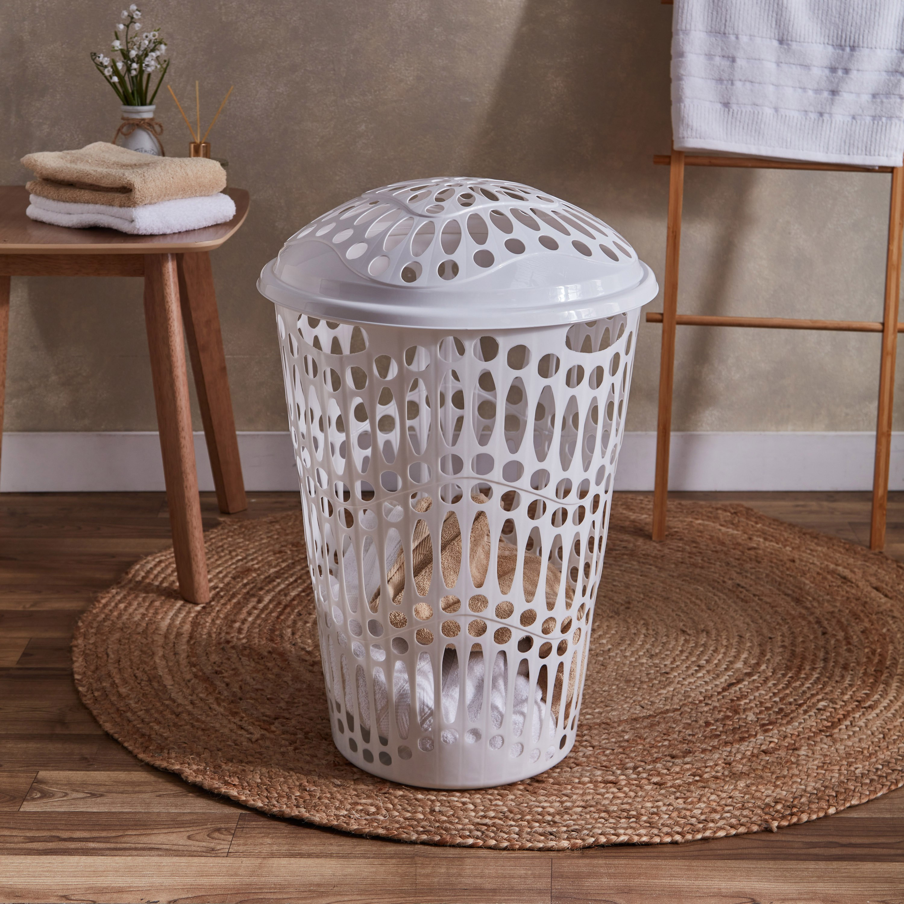 سلة غسيل بغطاء من هدسون- 54 لتر-hbxbathroom-bathroomstorage-laundryhampers-image-4