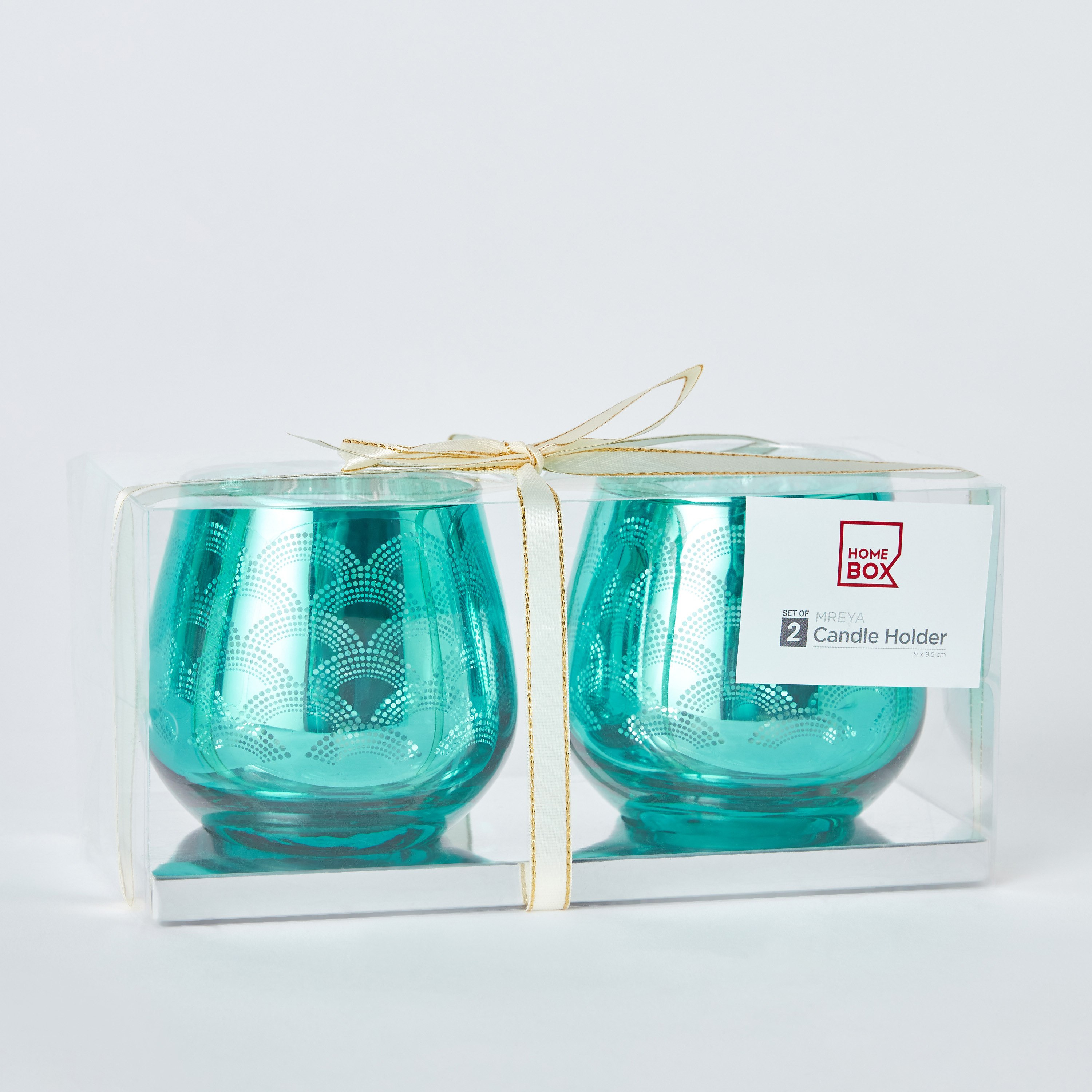 Mreya 2-Piece Glass Candleholder - 9x9.5 cm-hbxlivingroom-decorandaccessories-candleholders-image-5