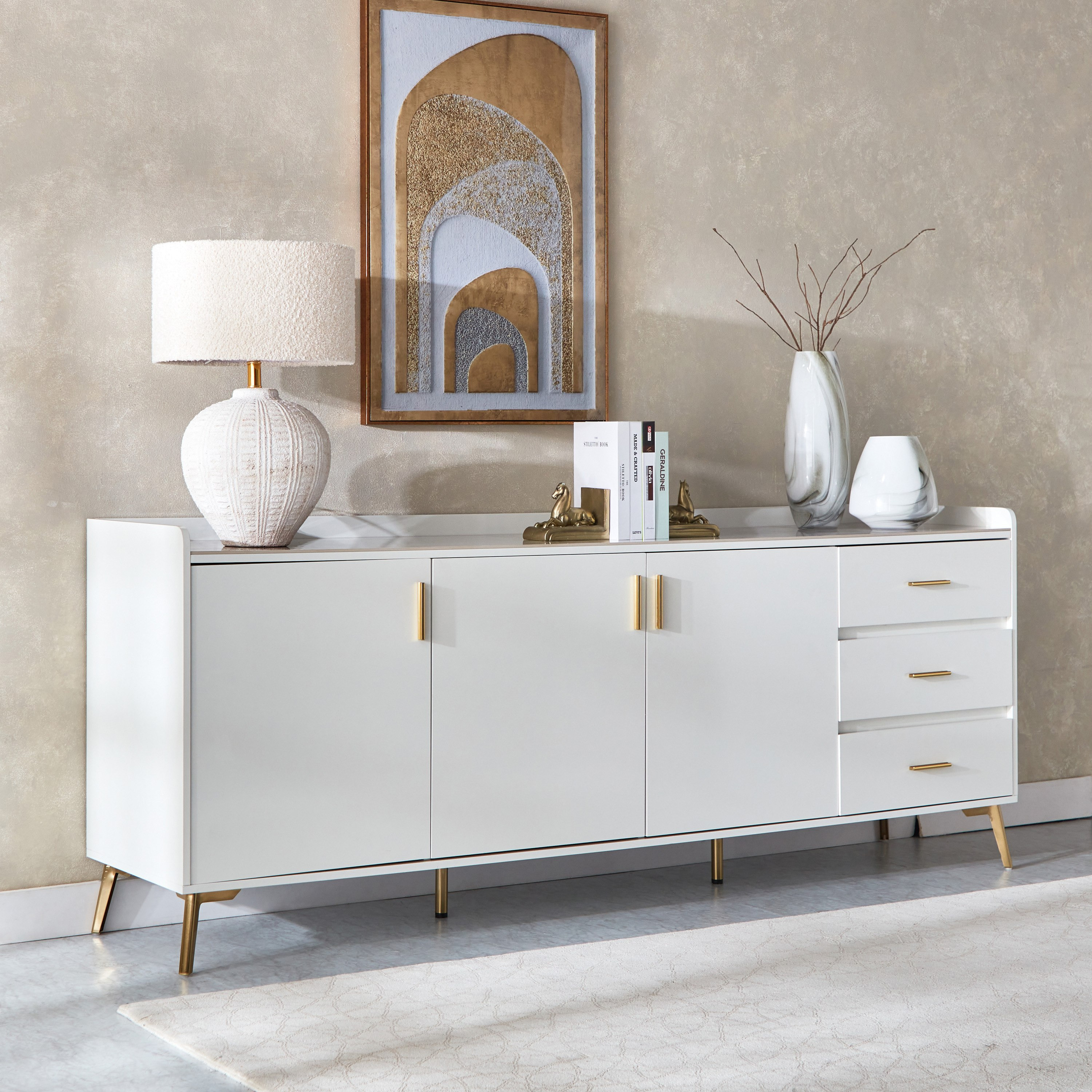 アンティーク雑貨 Beautiful tabletop partitions. Antique Oriental Hand Painted Marble Partition Table Top