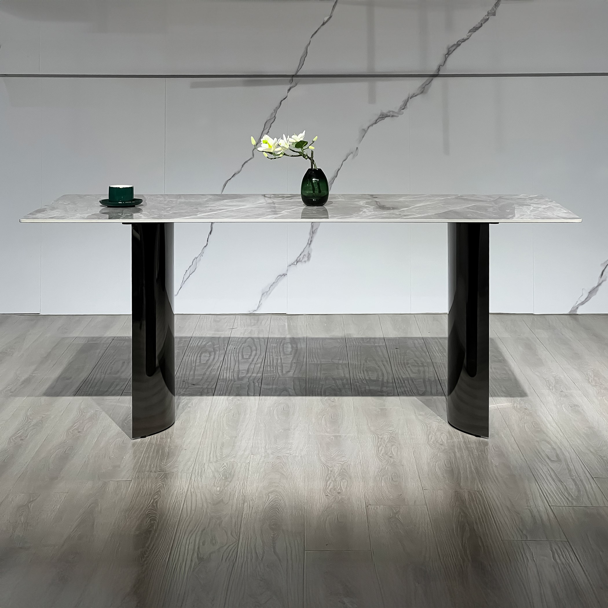 Titanium Sintered Stone Top 6-Seater Dining Table Set-hbxfurniture-diningtablesandsets-diningsets-sixseater-image-7