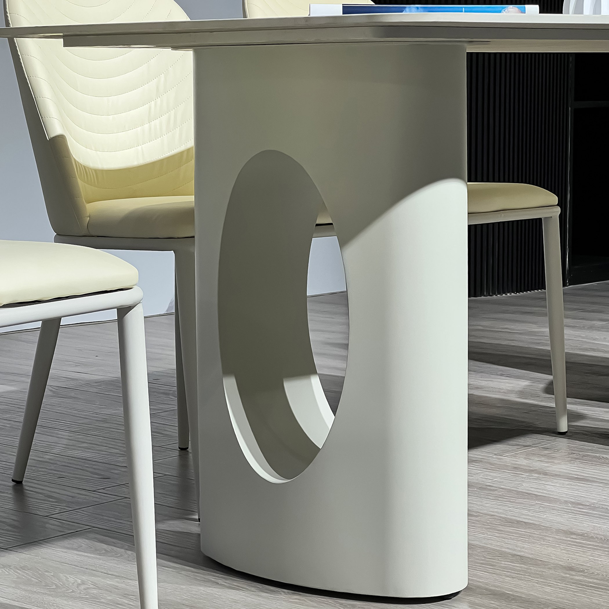 طقم طاولة سفرة من الحجر الملبد بـ6 مقاعد من بولاريس-hbxfurniture-diningtablesandsets-diningsets-sixseater-image-17