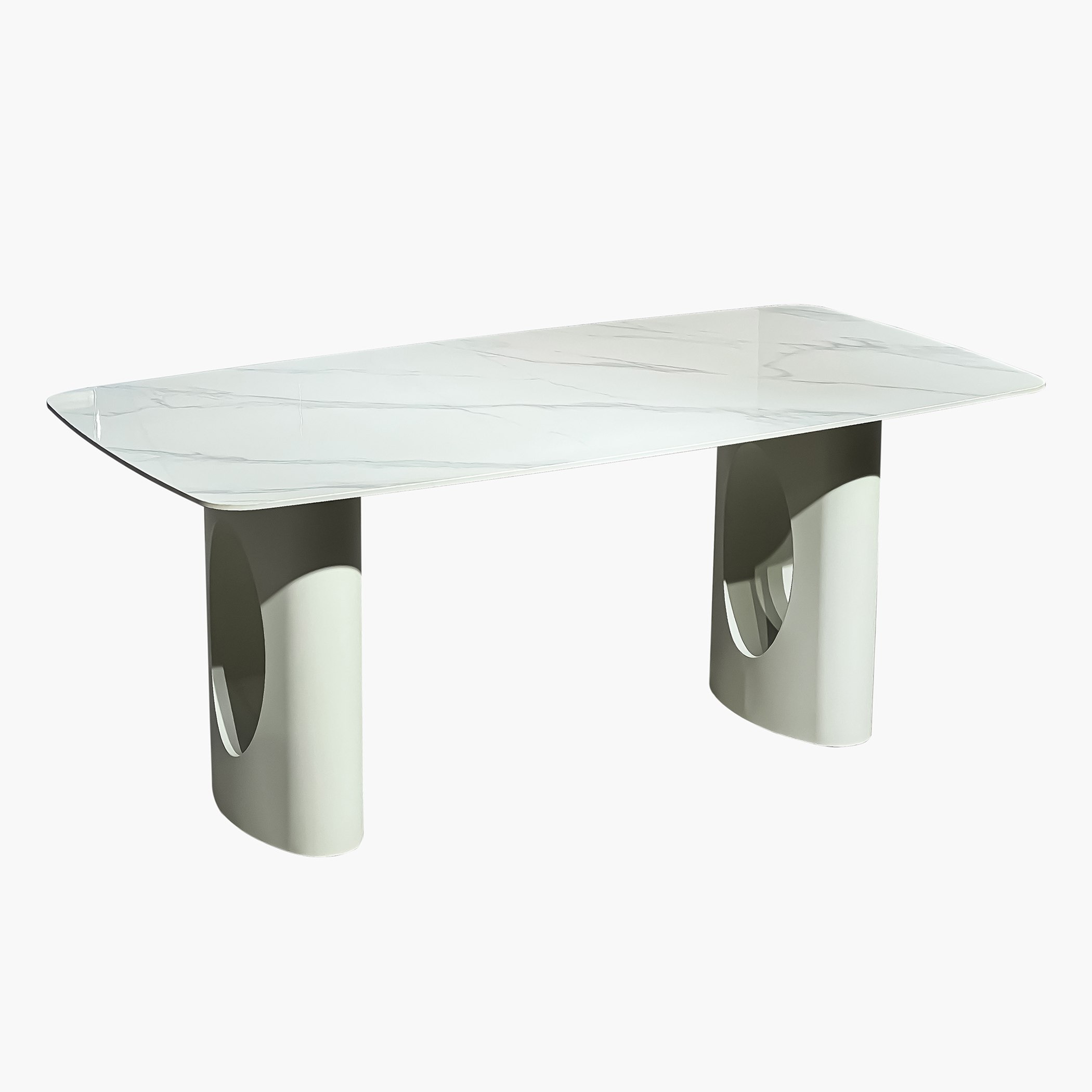 طقم طاولة سفرة من الحجر الملبد بـ6 مقاعد من بولاريس-hbxfurniture-diningtablesandsets-diningsets-sixseater-image-13