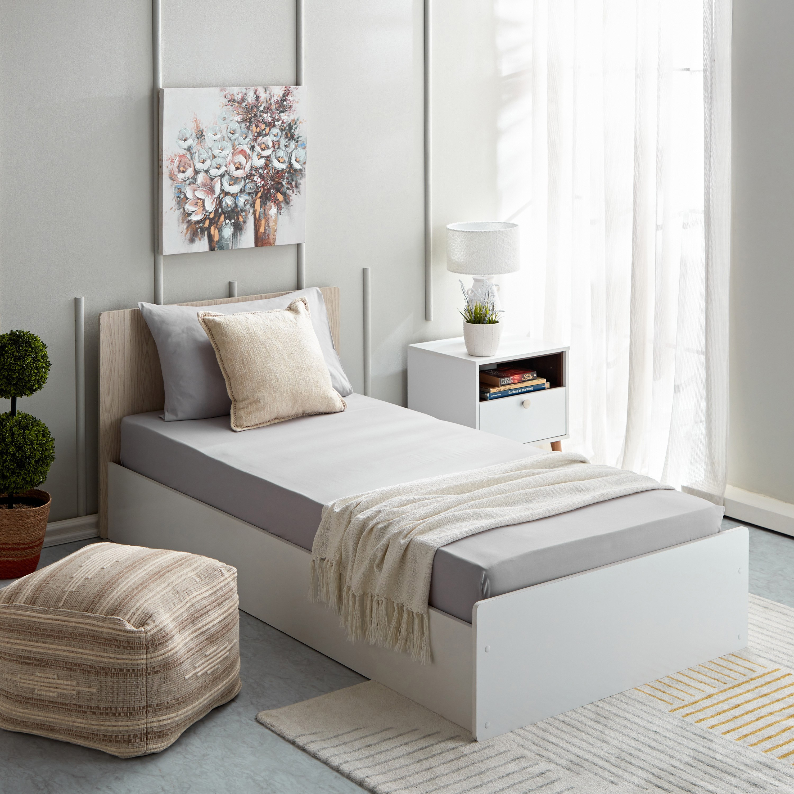 شرشف مطاطي فردي بولي قطن من بريستول - 90x200+25 سم-hbxhomeware-hbxbedroom-image-6