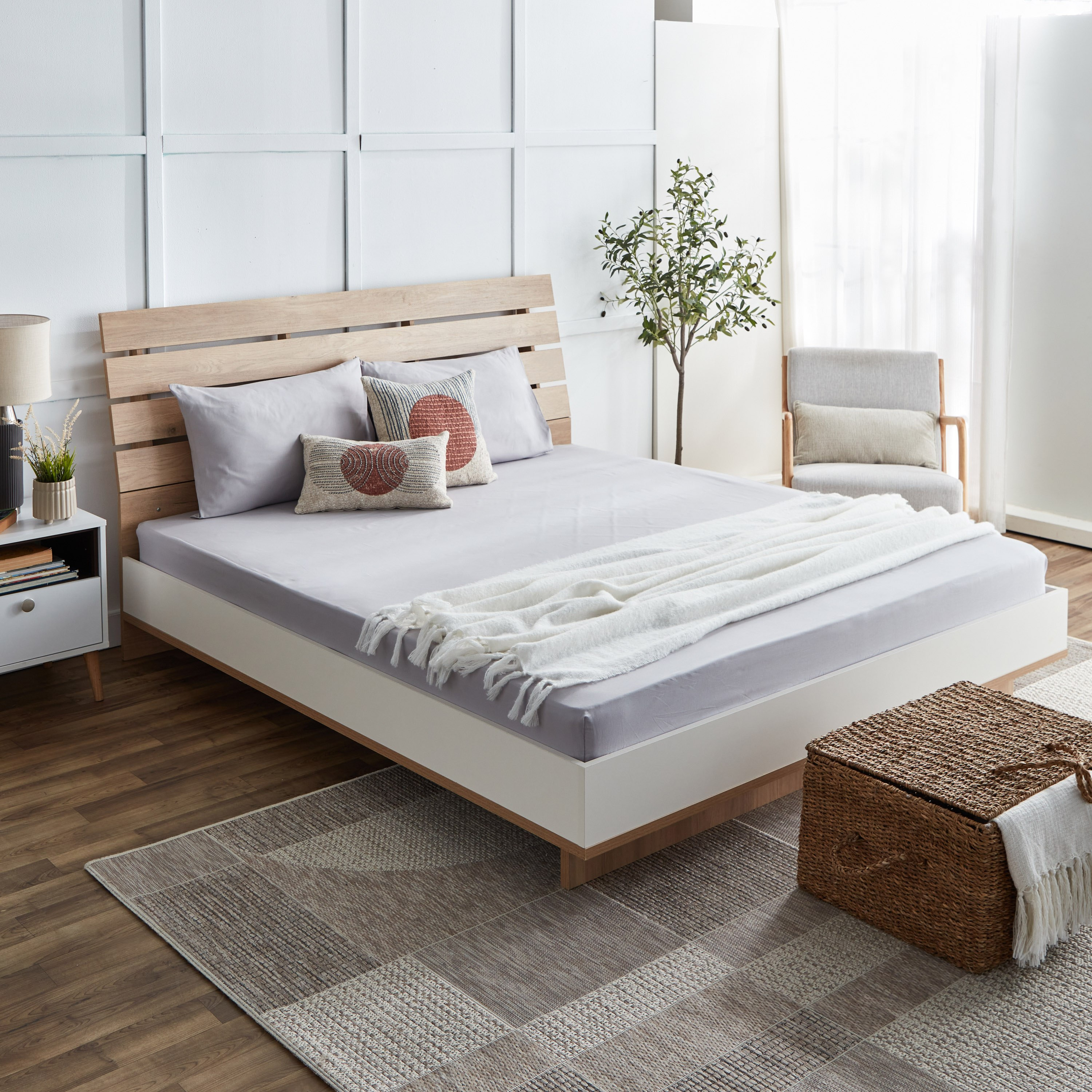شرشف مطاطي كينج بولي قطن من بريستول - 180x200+25 سم-hbxhomeware-hbxbedroom-image-6