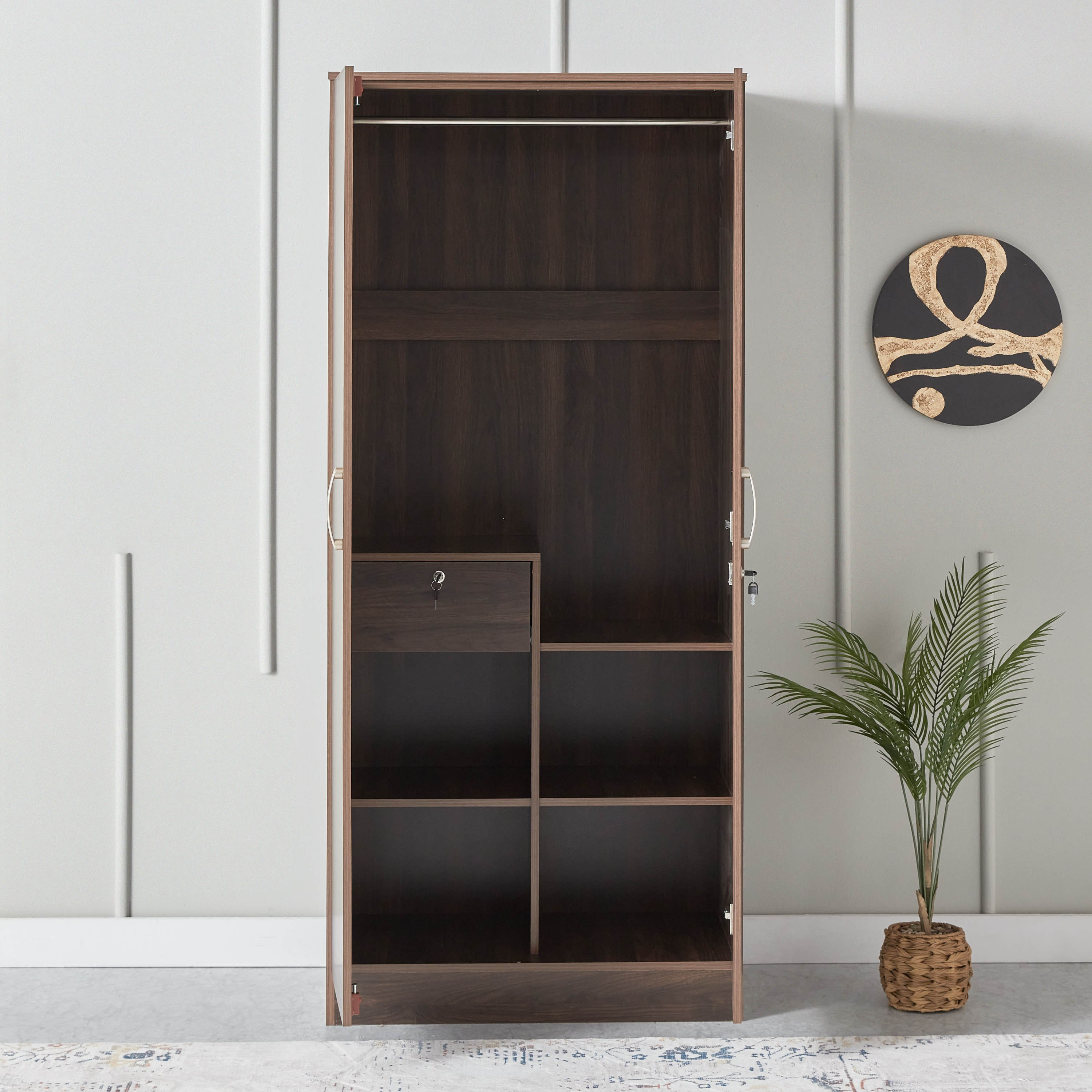 Movo Kibo 2-Door Wardrobe with Drawer and Lock-PROMO_HB_SA_HBX10_TH1000_NEW_031025-image-4