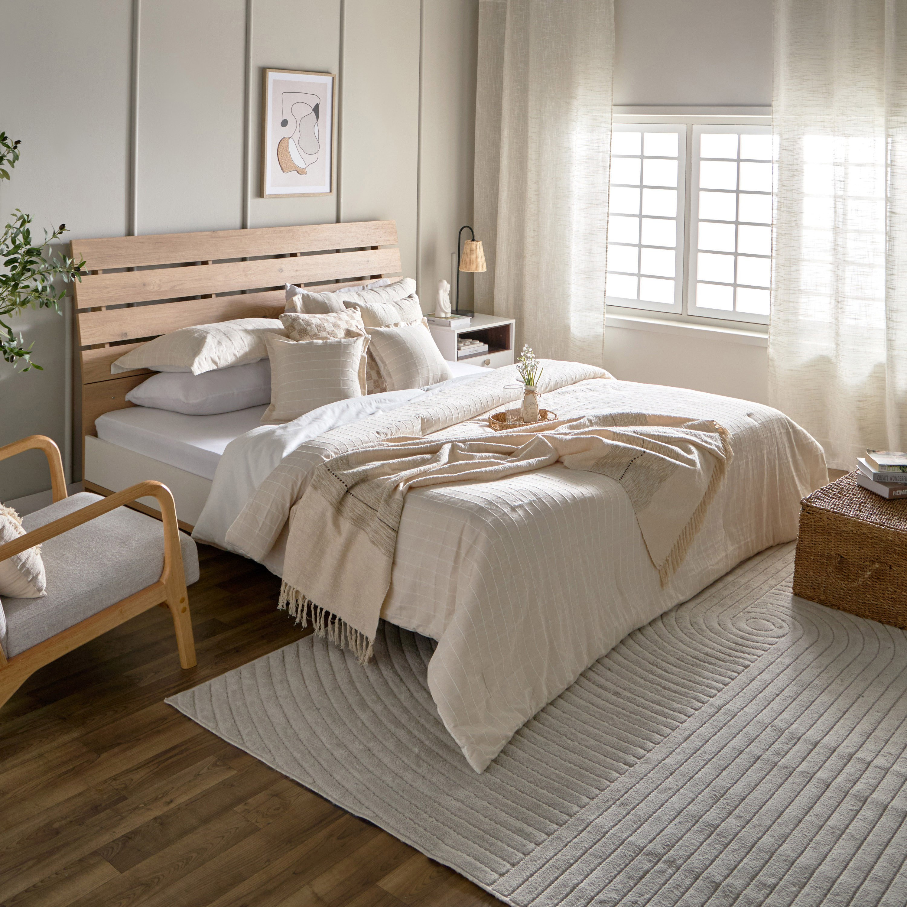 طقم لحاف توين منسوج كاروهات- 5 قطع من لوجانو- 220x240 سم-hbxhomeware-hbxdecorandfurnishings-image-8