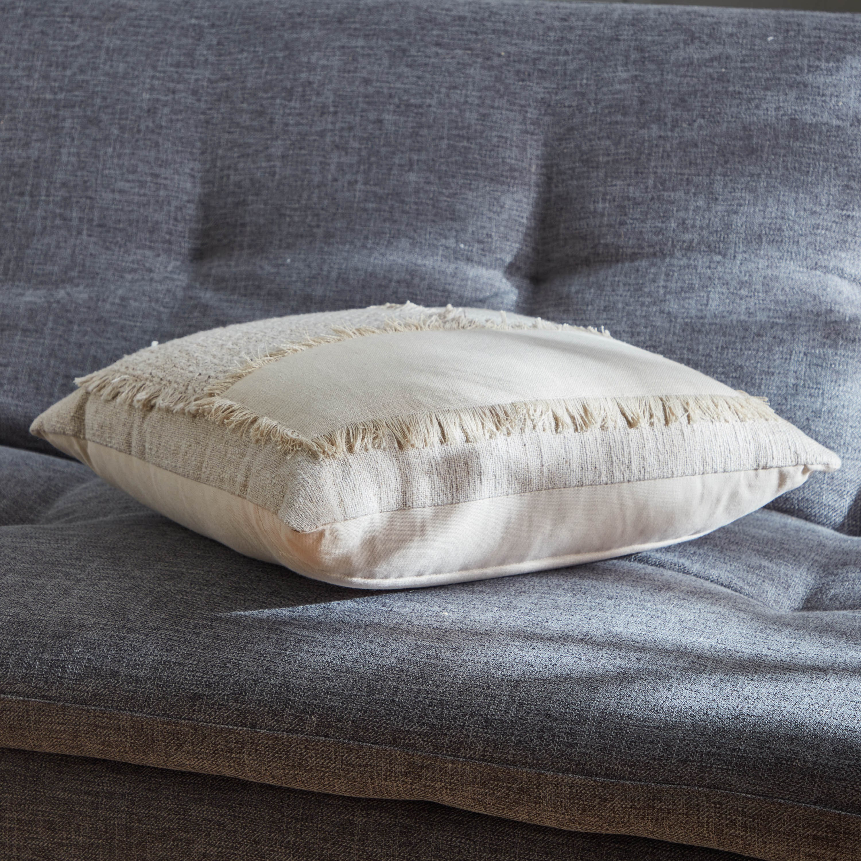 Lench Patch Check Filled Cushion - 45x45 cm-PROMO_HB_AE_B2G2_011025-image-3