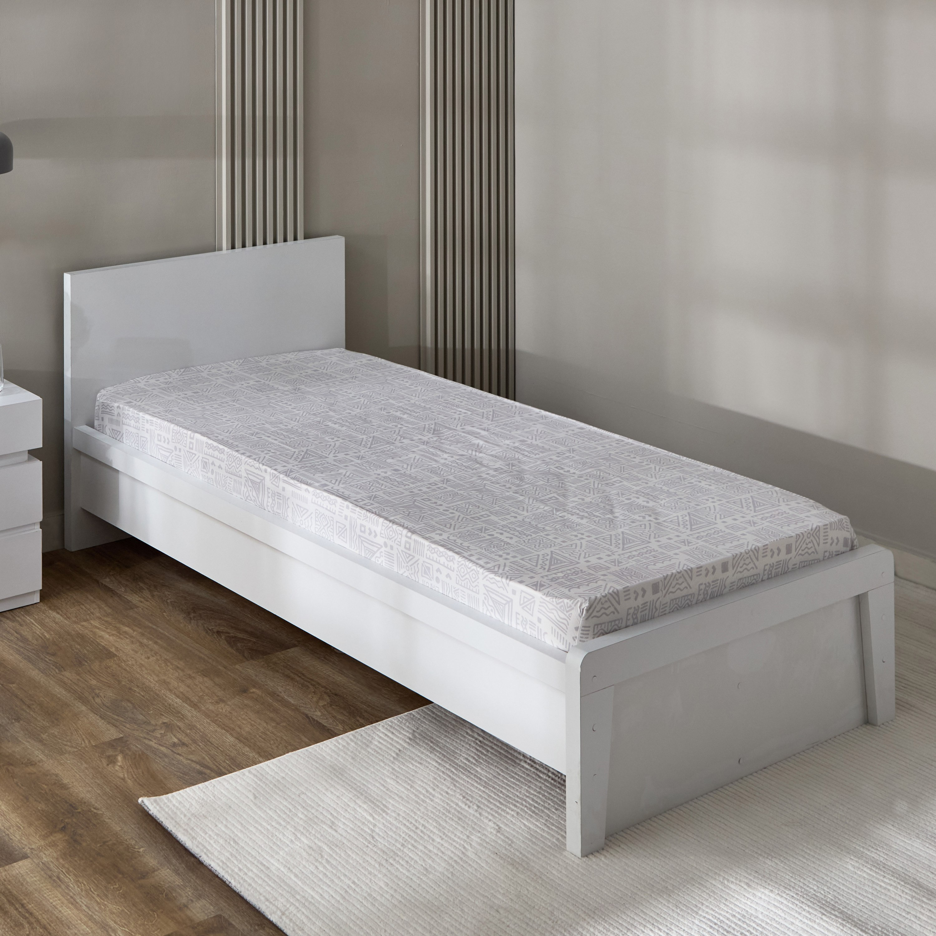 شرشف مطّاطي فردي راين من ماتريكس - 90x200+20 سم-hbxhomeware-bedding-fittedsheets-image-1