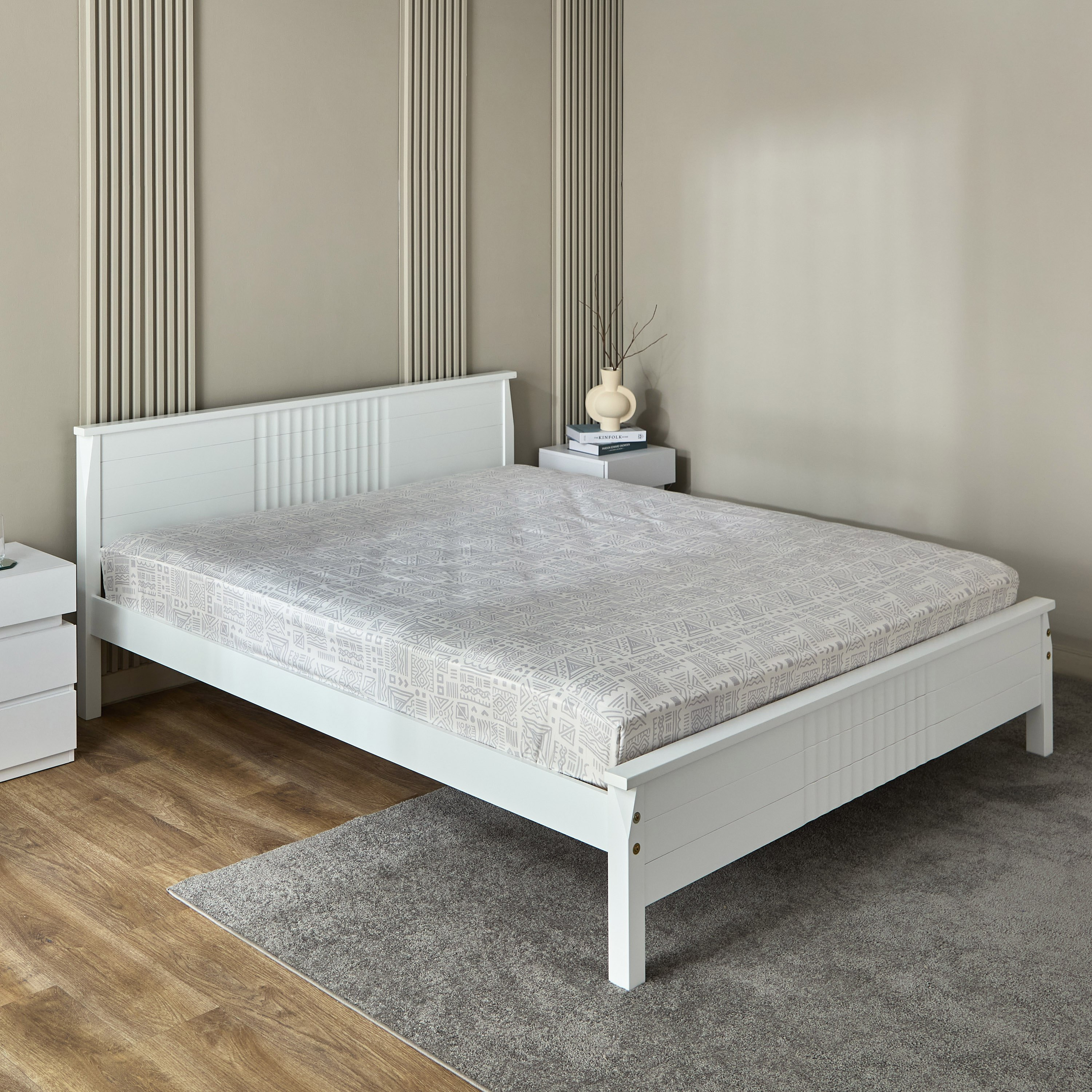 شرشف مطّاطي كينج راين من ماتريكس - 180x200 سم-hbxhomeware-hbxbedroom-image-1