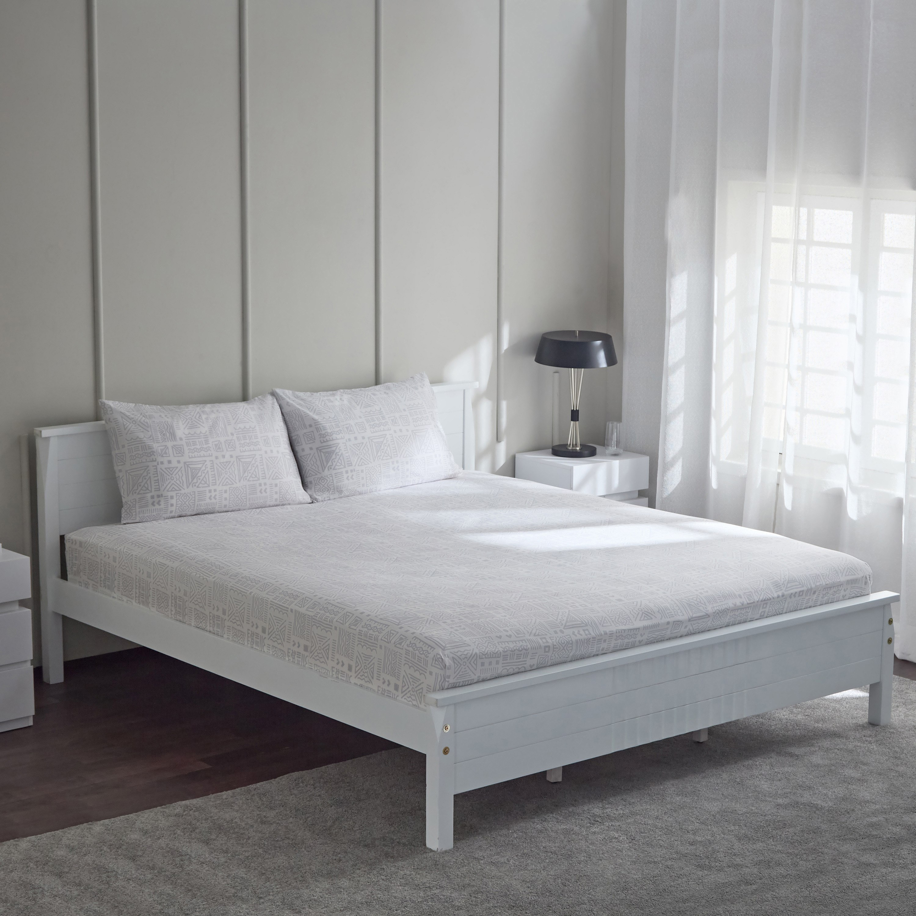 Matrix Raine 3-Piece King Flat Sheet Set - 240x240 cm-hbxhomeware-hbxbedroom-image-1