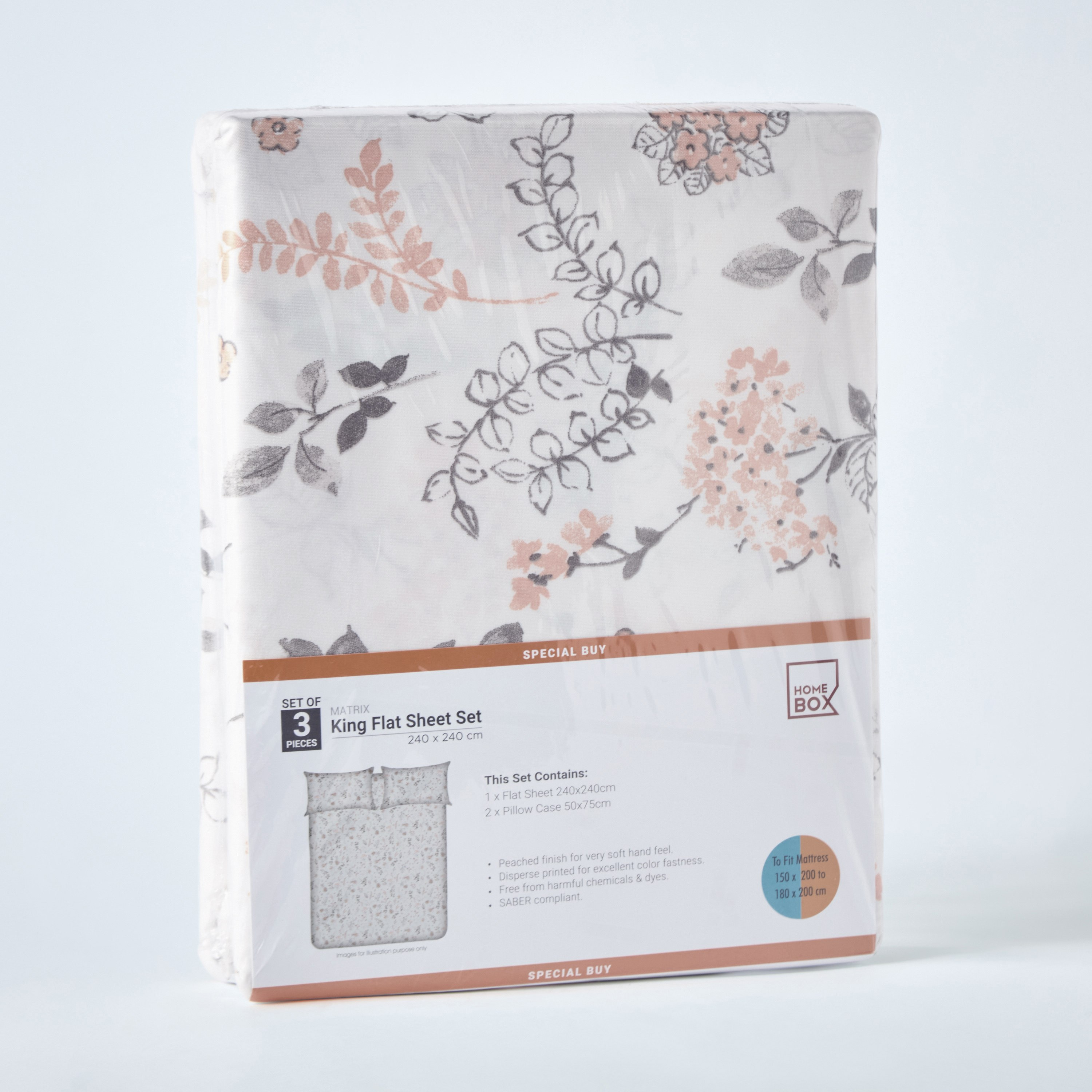 Matrix Malta 3-Piece King Flat Sheet Set - 240x240 cm-hbxhomeware-hbxbedroom-image-8