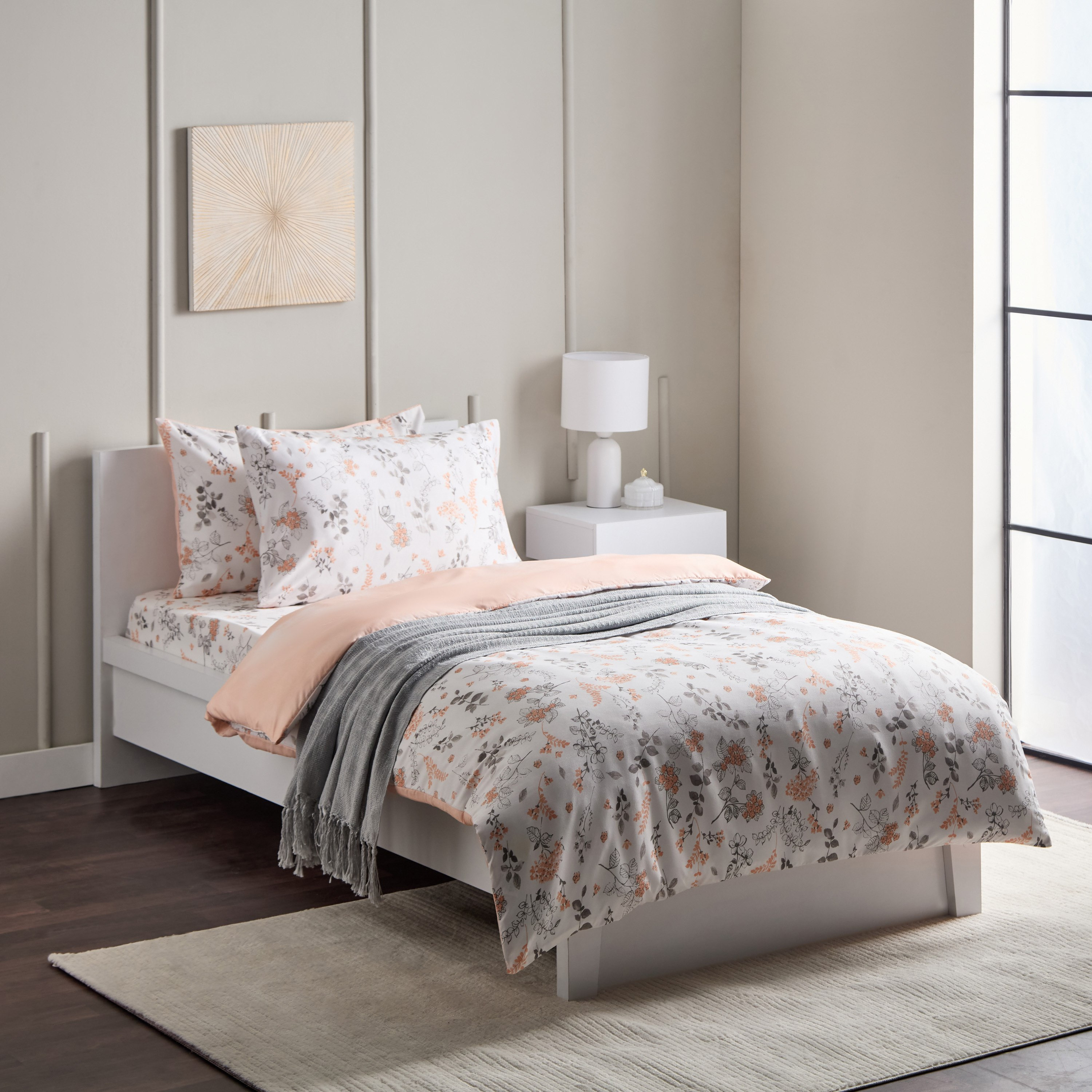 طقم غطاء وسادة مايكروفايبر مطبوع من ماتريكس مالطا مكون من قطعتين - 50x75 سم-hbxhomeware-hbxbedroom-image-7