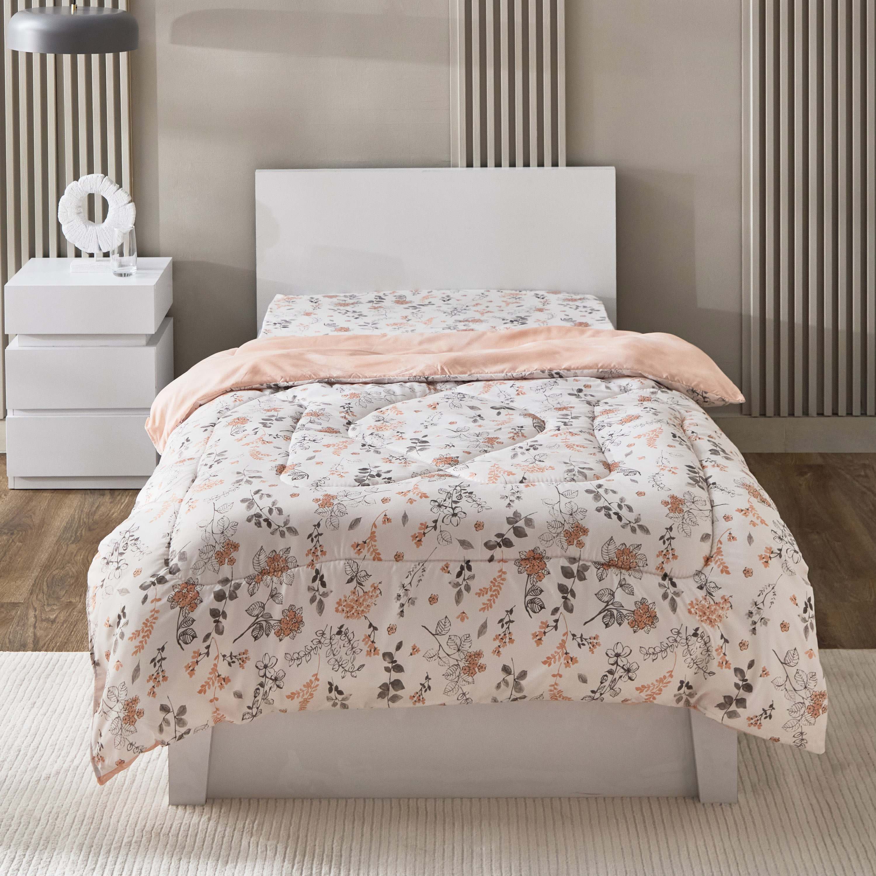 Matrix Malta Microfibre Single Comforter - 135x220 cm-hbxkidsandyouth-beddingandfurnishings-comfortersets-image-2