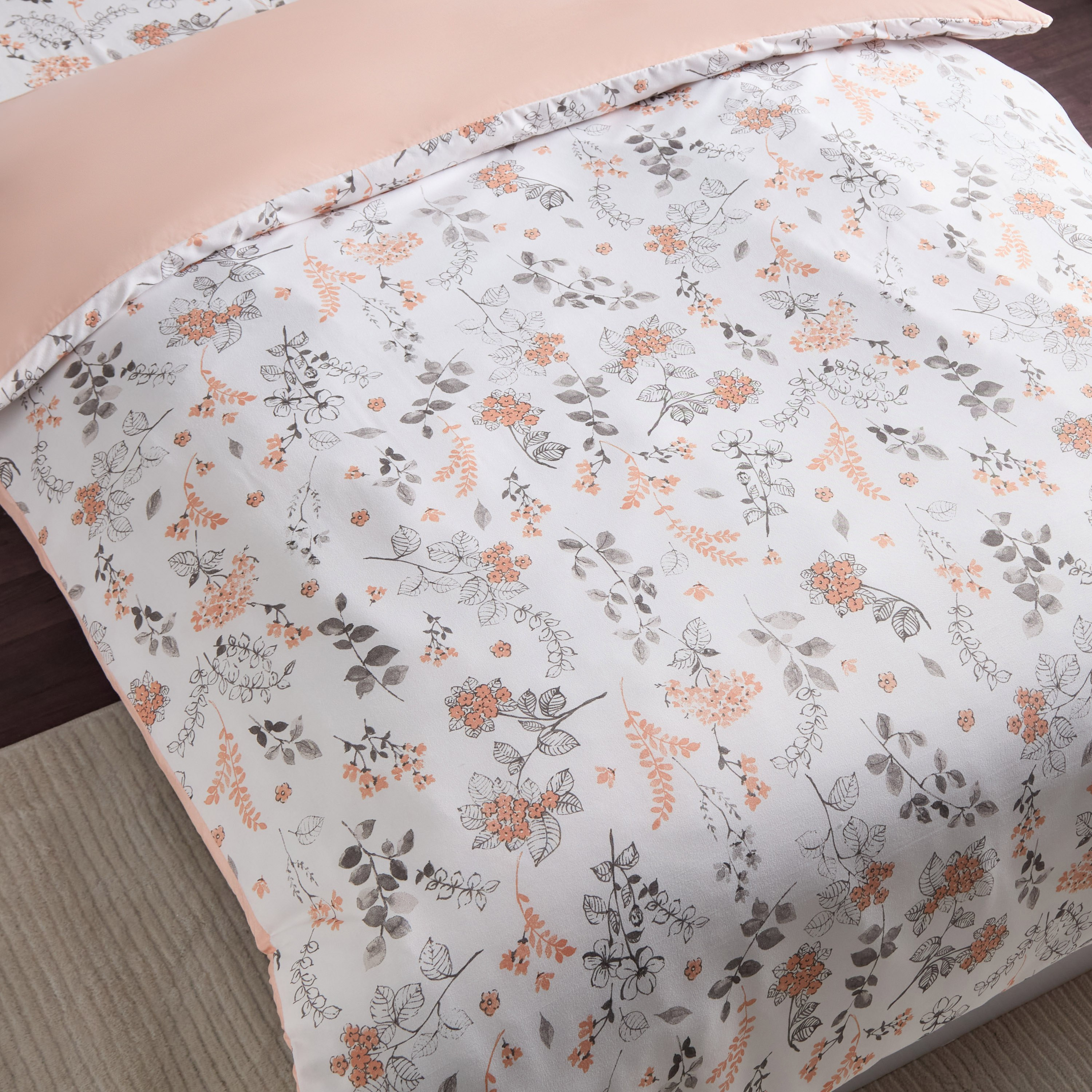 طقم غطاء لحاف فردي من الألياف الدقيقة قطعتين بطبعات مالطا من ماتريكس - 135x200 سم-hbxhomeware-hbxdecorandfurnishings-image-3